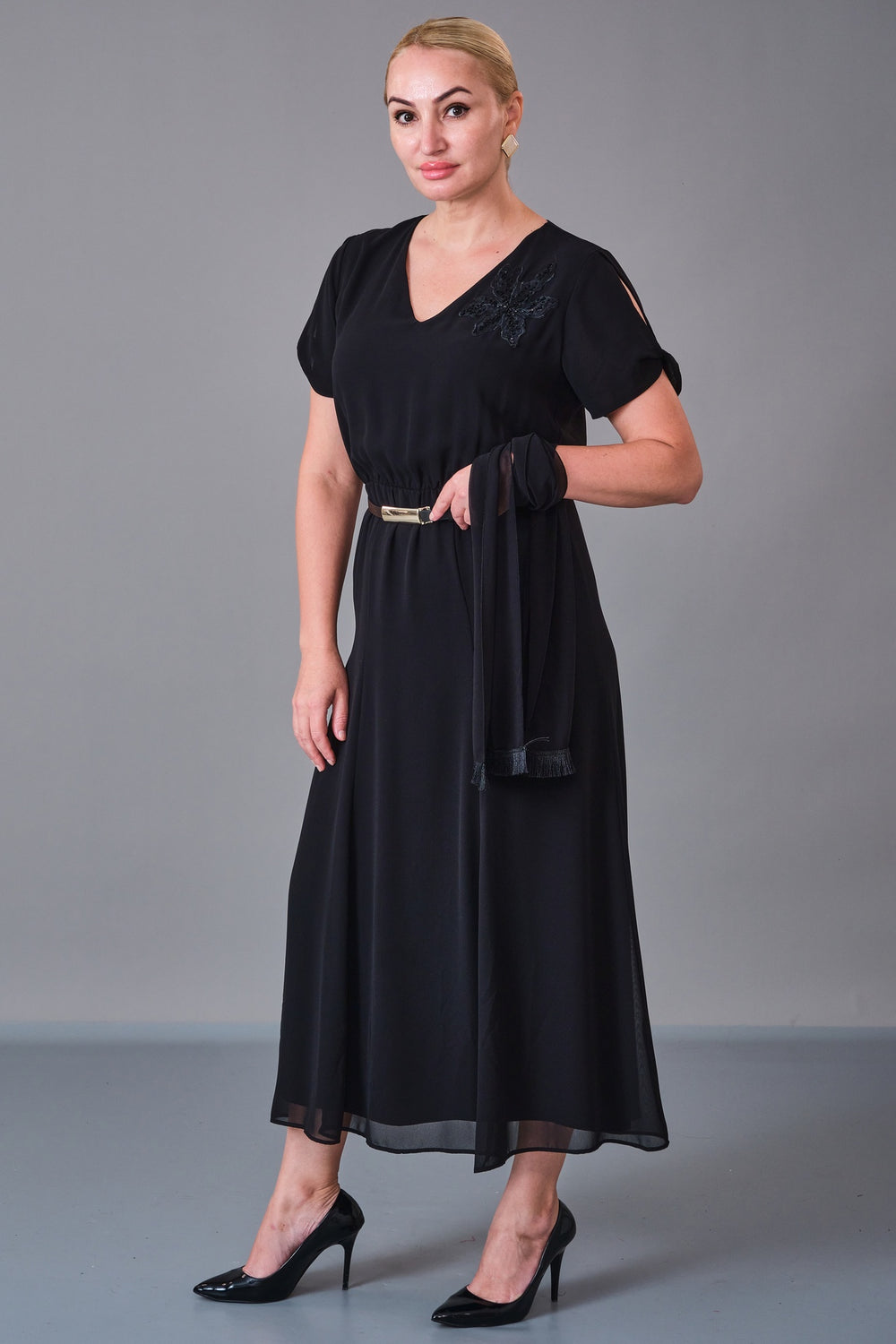 Revaro - Regular Size Dress (REV27KS-9131) - 8690200213564