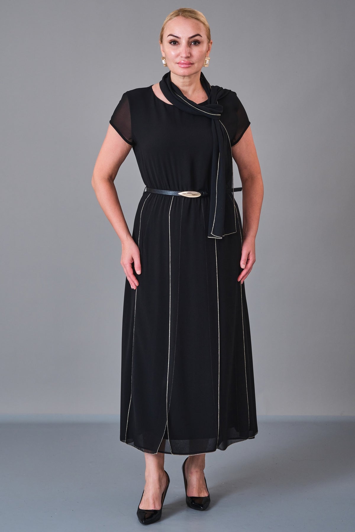 Revaro - Regular Size Dress (REV27KS-9130) - 8690200213588