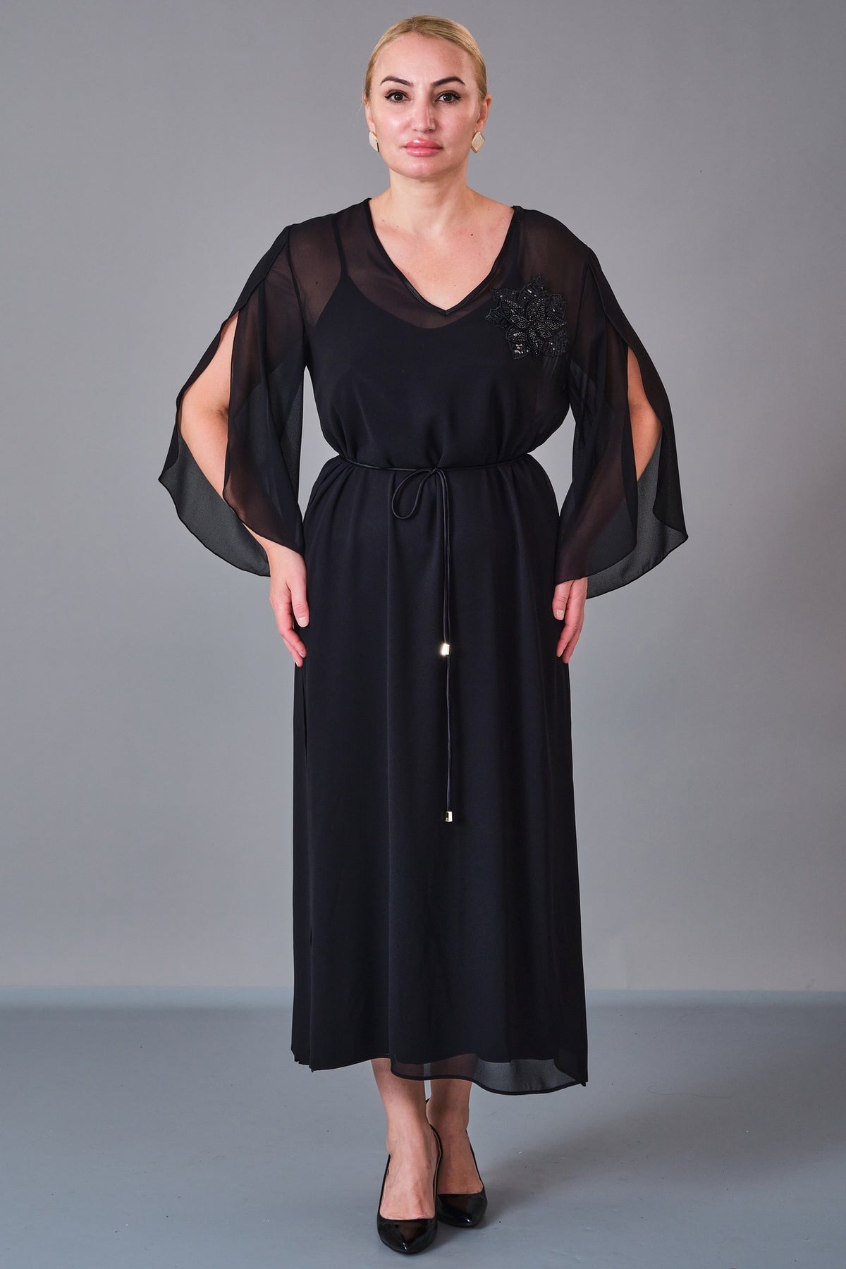 Revaro - Regular Size Dress (REV27KS-9133) - 8690200213601
