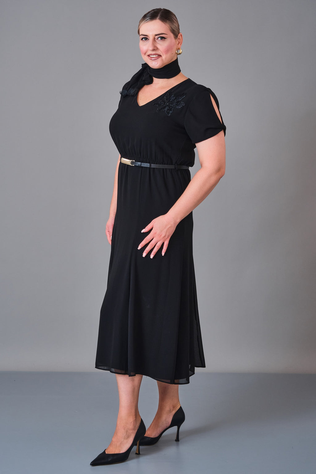Revaro - Plus Size Dress (REV27KBS-2712) - 8690200213649