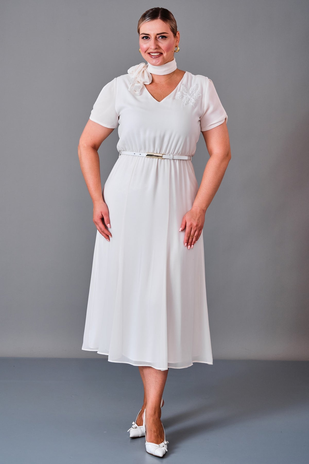 Revaro - Plus Size Dress (REV27KBS-2712) - 8690200213656