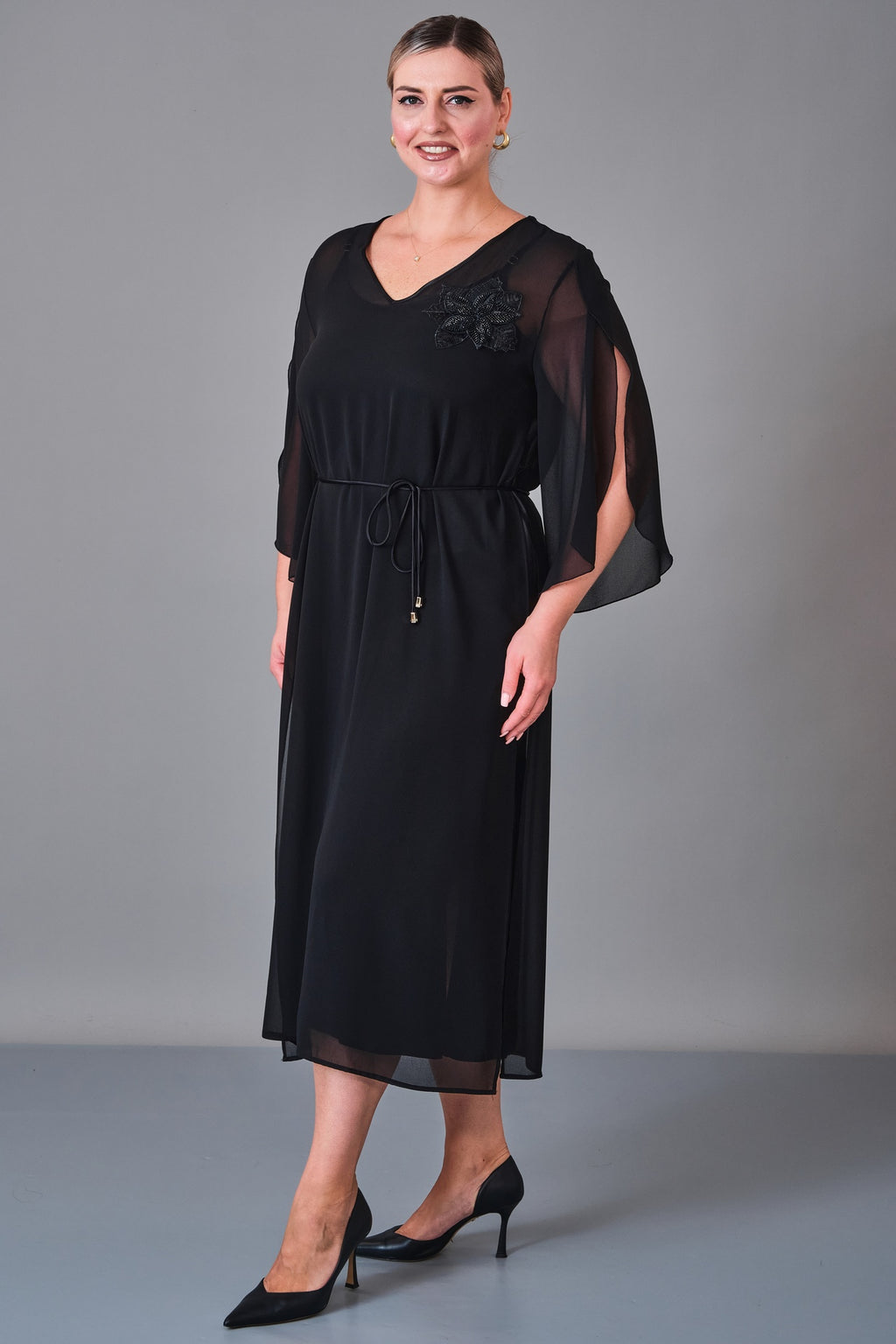 Revaro - Plus Size Dress (REV27KBS-2713) - 8690200213663