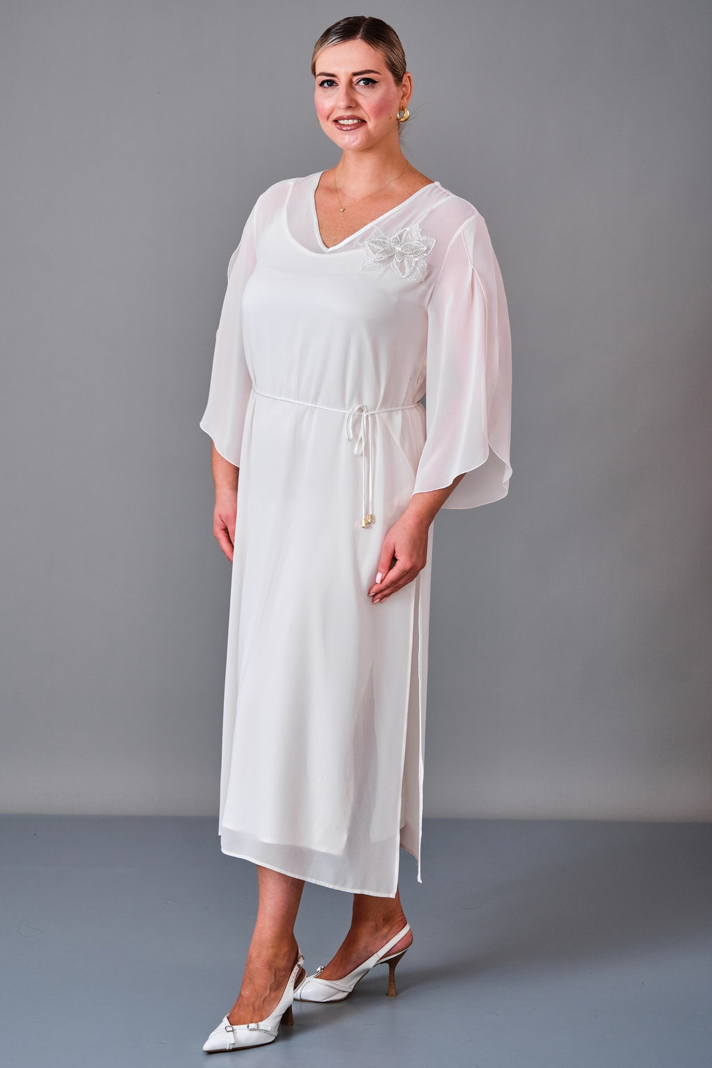 Revaro - Plus Size Dress (REV27KBS-2713) - 8690200213670