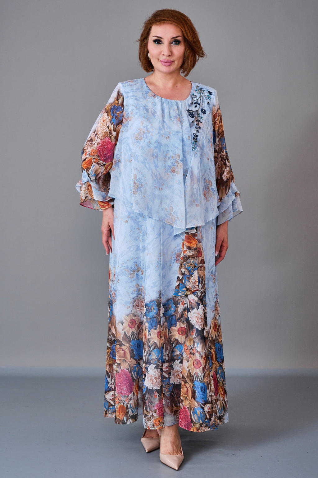 Gumanize - Extended Plus Size Dress (GMZ2026-1013-8320) - 8690200213724