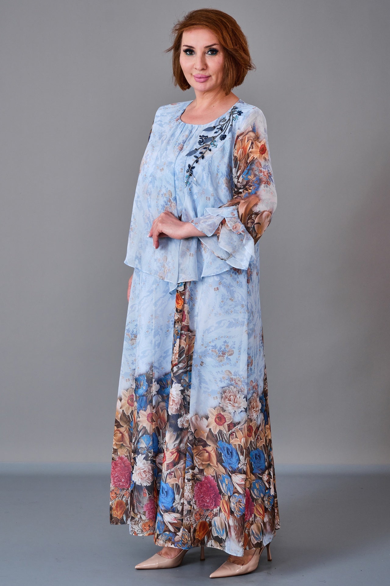 Gumanize - Extended Plus Size Dress (GMZ2026-1013-8320) - 8690200213724