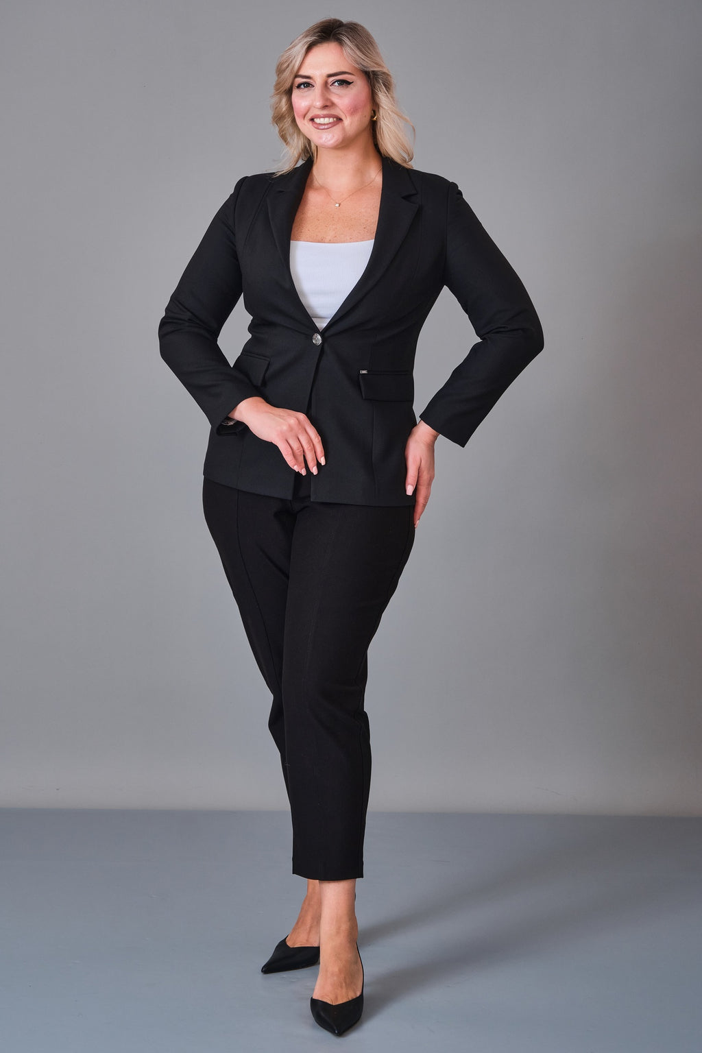 Elitline - Plus Size Jacket (ELT27K4-59-3044) - 8690200214141