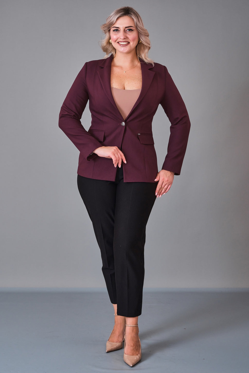 Elitline - Plus Size Jacket (ELT27K4-59-3044) - 8690200214158