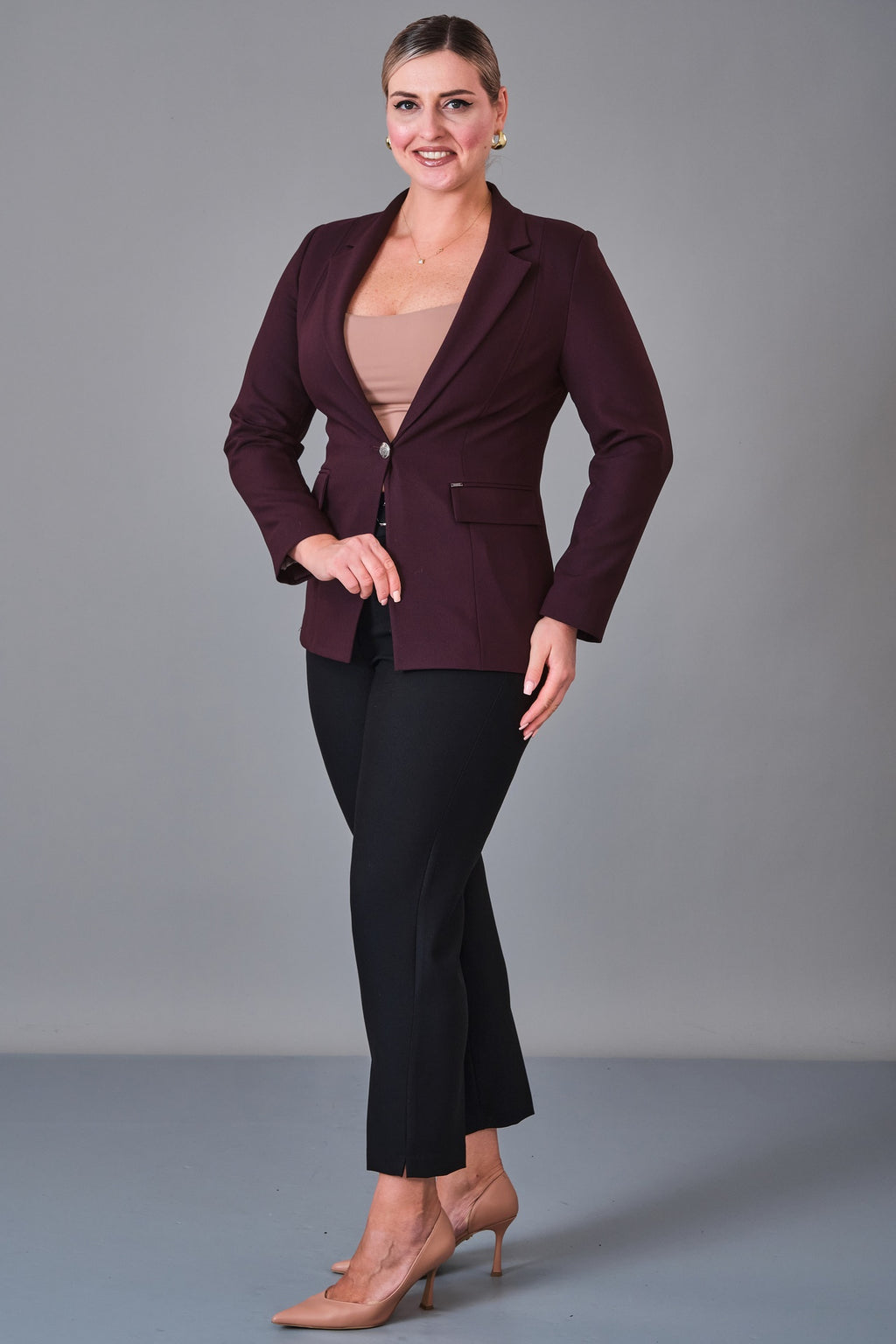 Elitline - Plus Size Jacket (ELT27K4-59-3044) - 8690200214165