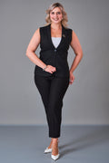 Elitline - Plus Size Waistcoat (ELT27K4-59-3039) - 8690200214172