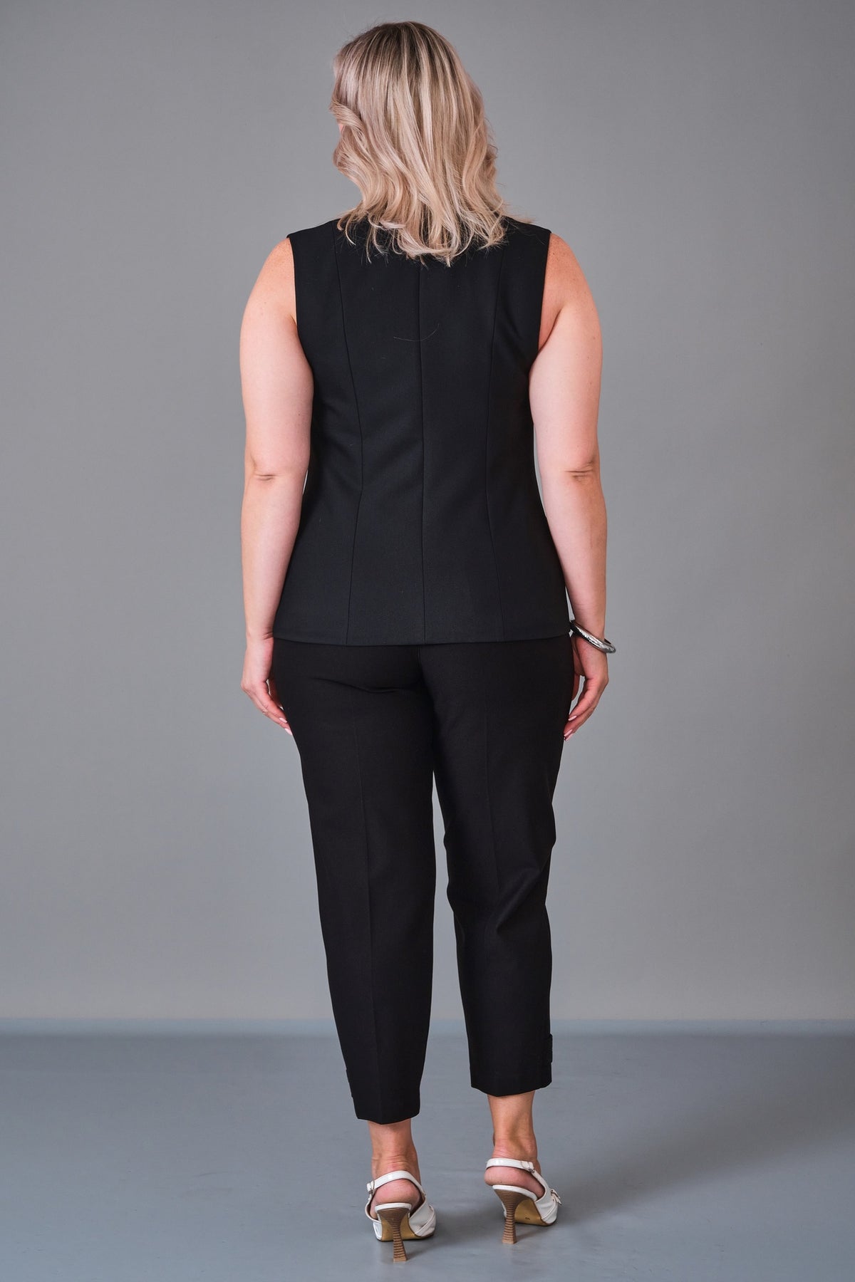 Elitline - Plus Size Waistcoat (ELT27K4-59-3039) - 8690200214172