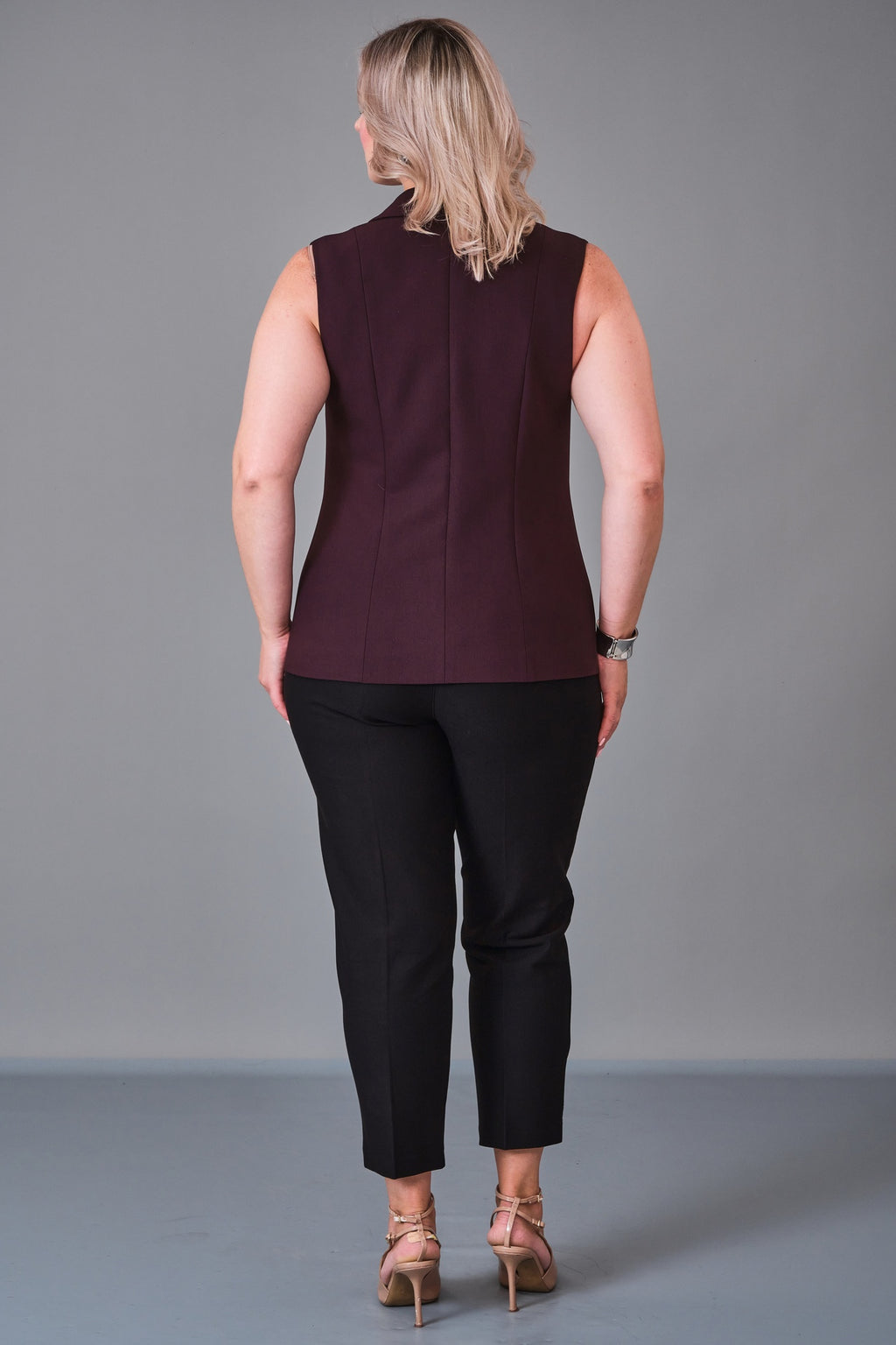 Elitline - Plus Size Waistcoat (ELT27K4-59-3039) - 8690200214233