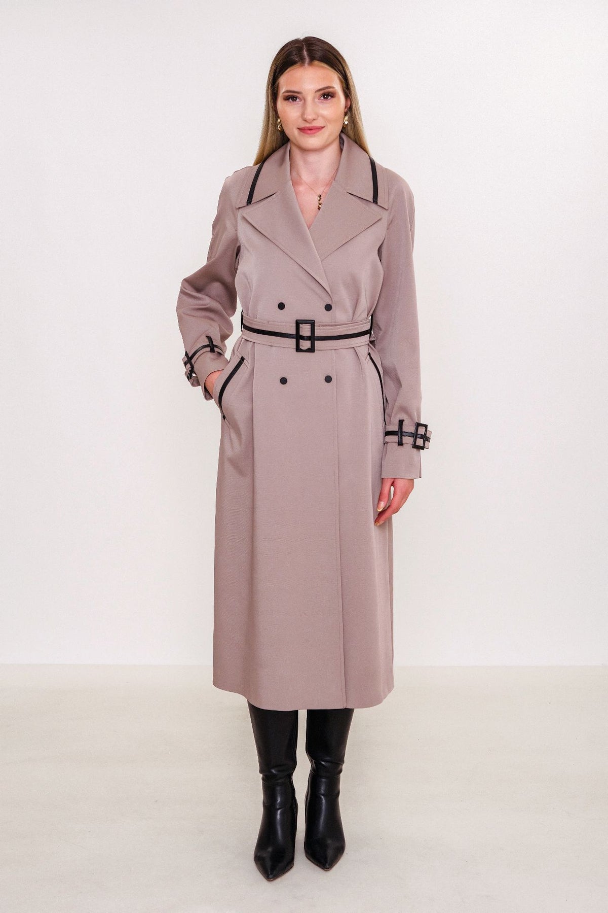 Renata - Regular Size Trench Coat (REN27KP4038)