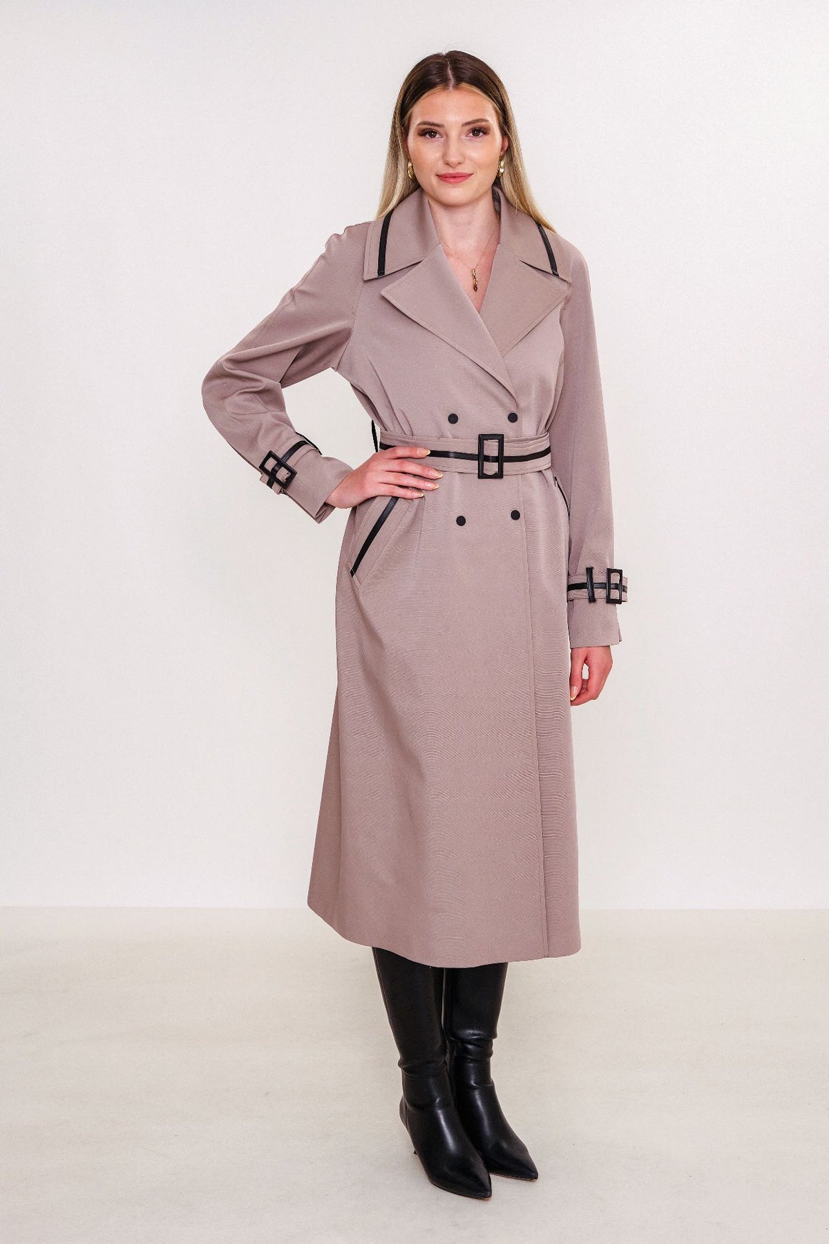 Renata - Regular Size Trench Coat (REN27KP4038)