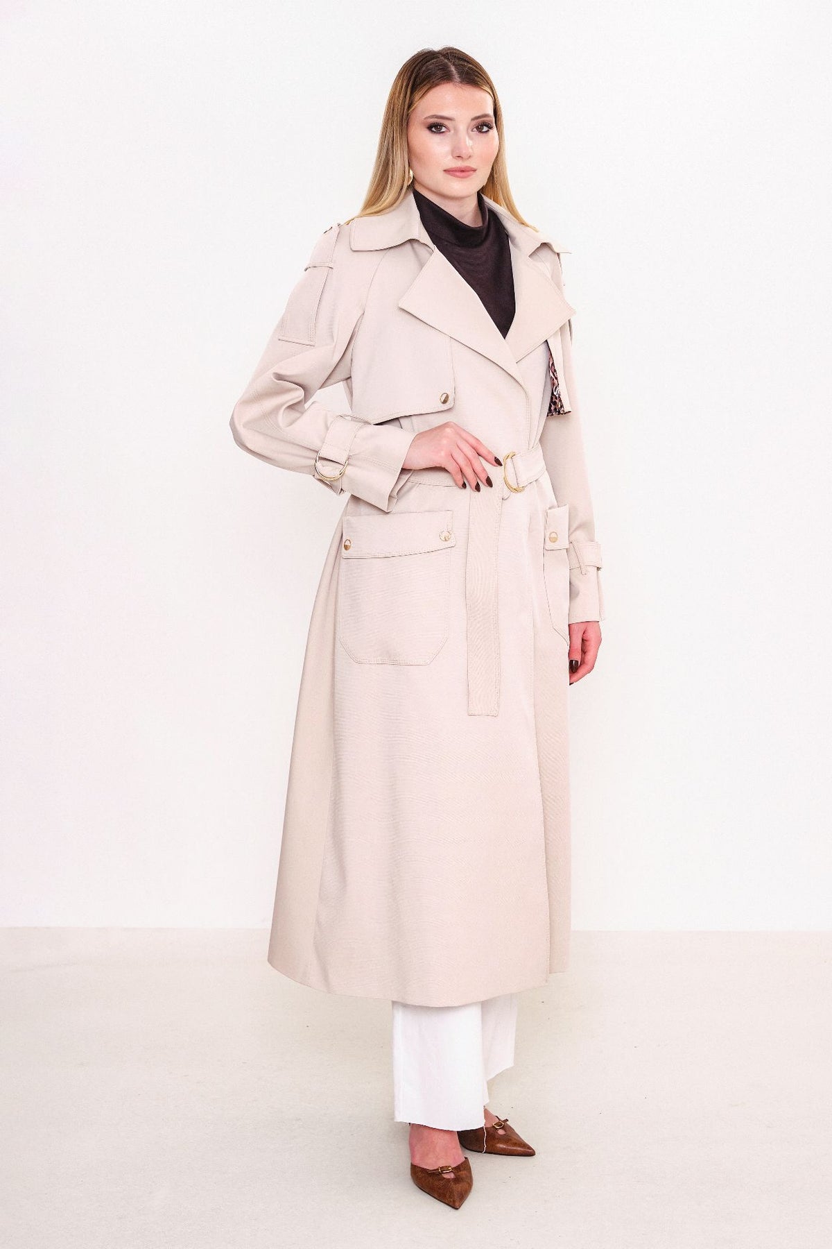 Renata - Regular Size Trench Coat (REN27KP4050)