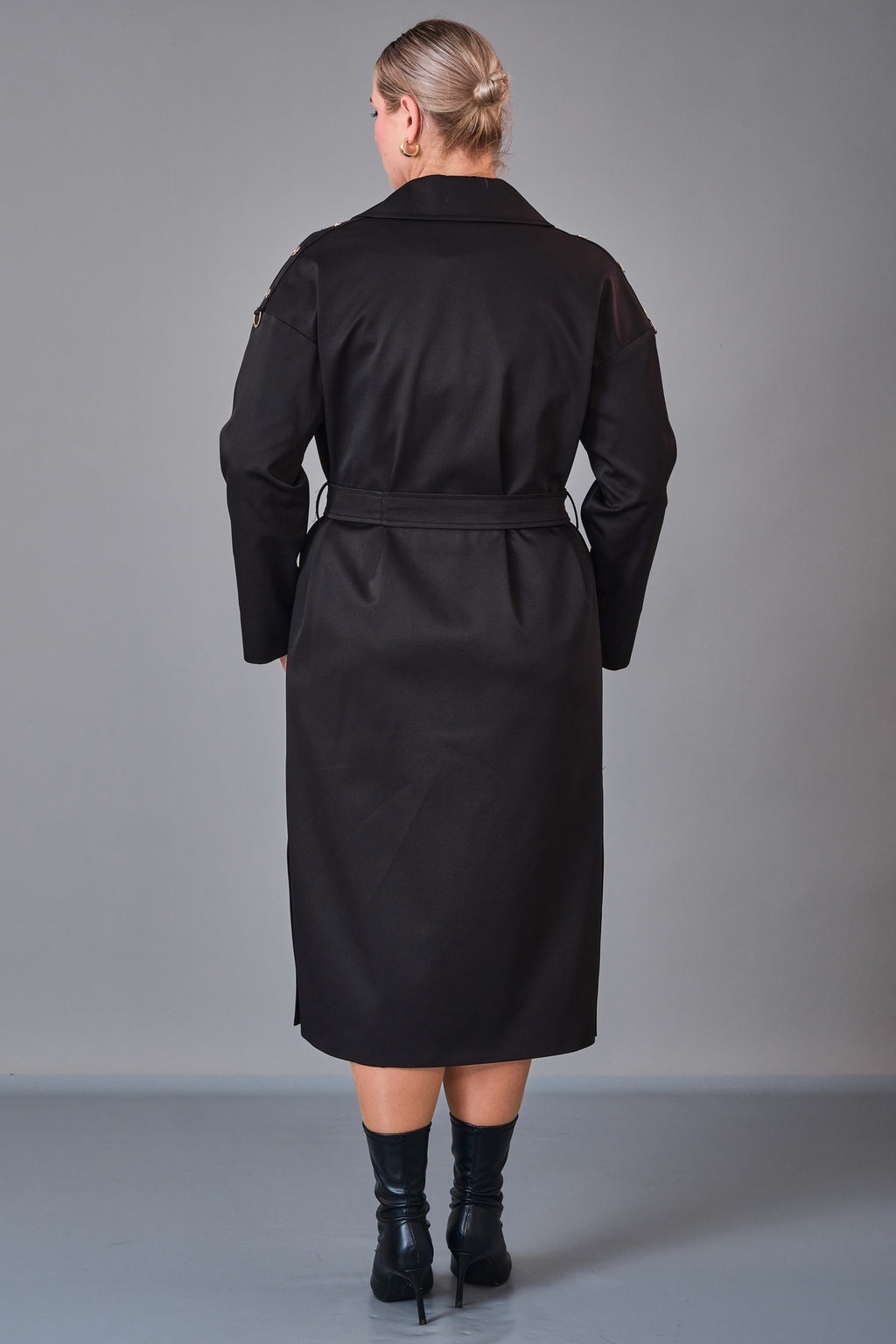 Renata - Plus Size Trench Coat (REN27KP3740.0) - 8690200214486