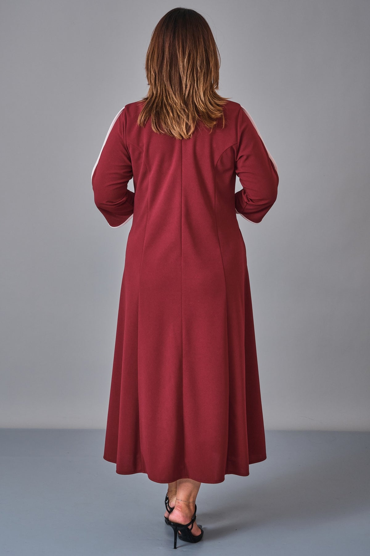 Dress Port - Plus Size Dress (DSP27K5811) - 8690200214585