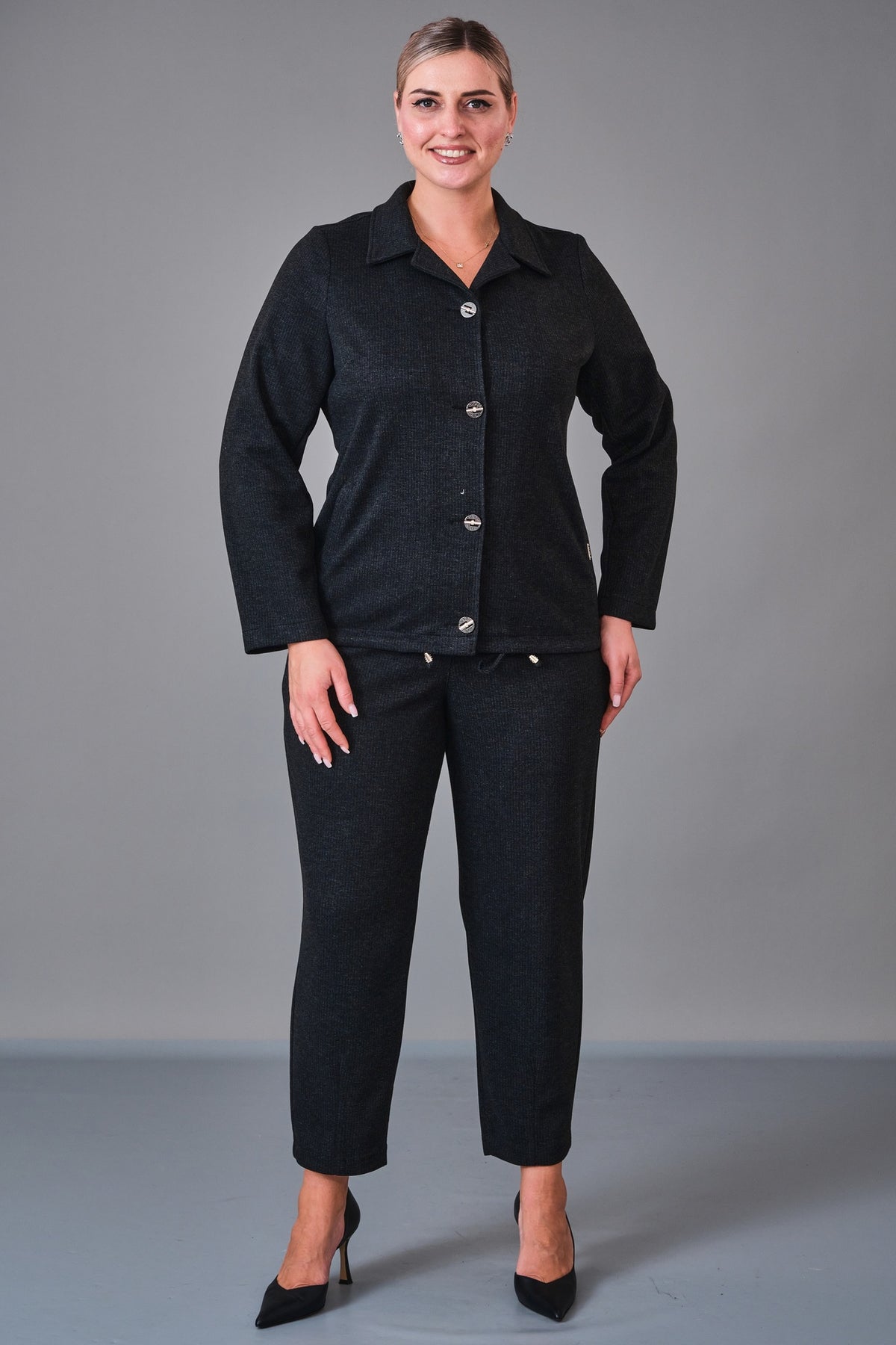 Elitline - Plus Size Suit (ELT27K7-61-4082) - 8690200214592