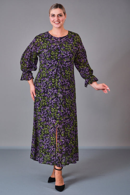 Chiffon Line - Plus Size Dress (CFL27K3410) - 8690200215346