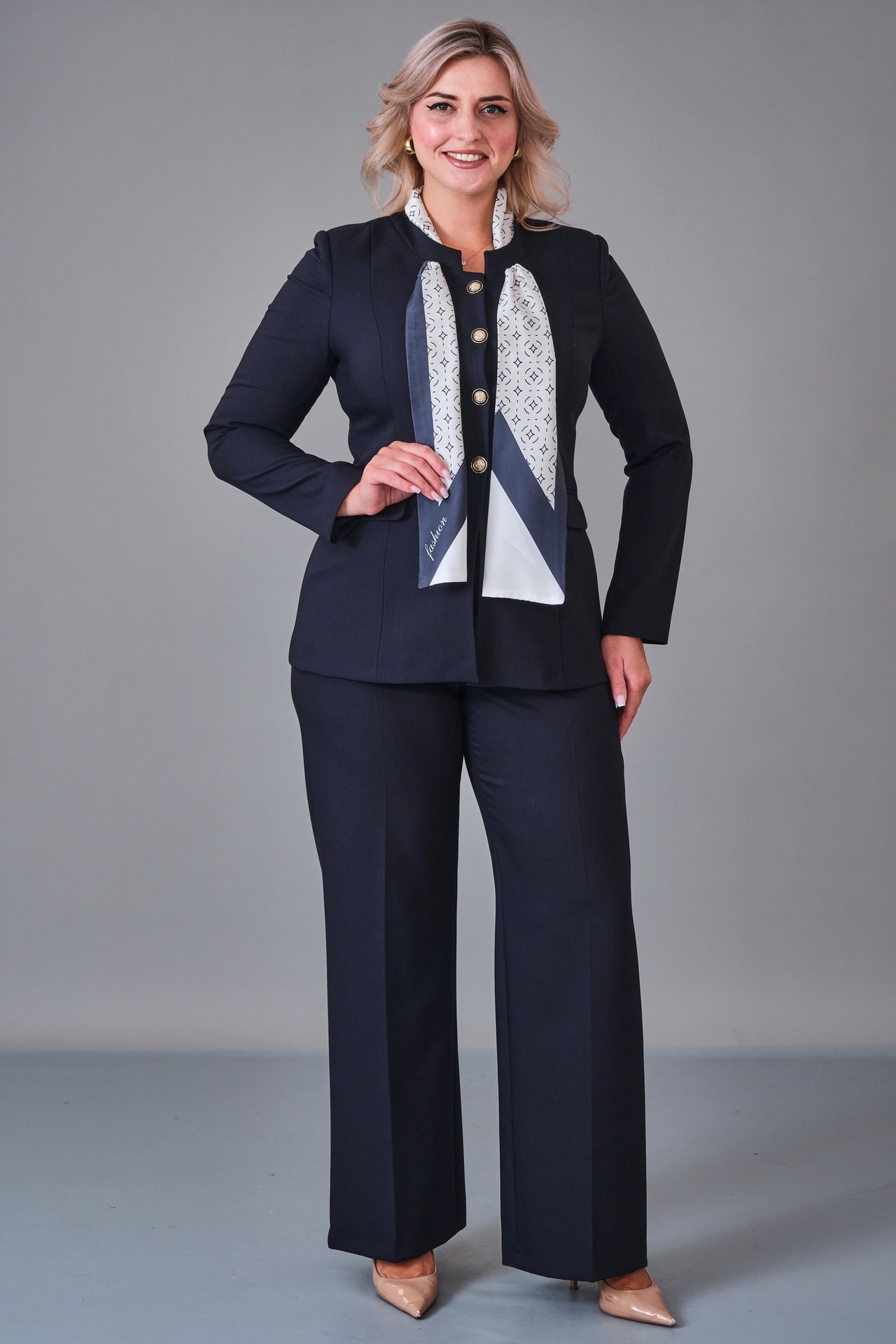 Meira - Plus Size Suit (MEI27K8745) - 8690200215810