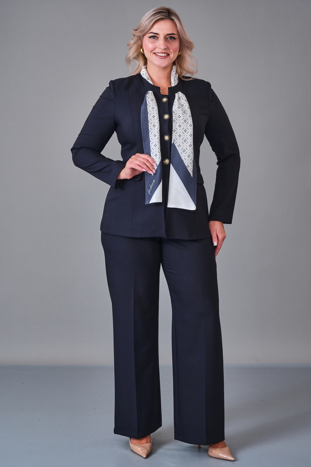 Meira - Plus Size Suit (MEI27K8745) - 8690200215810