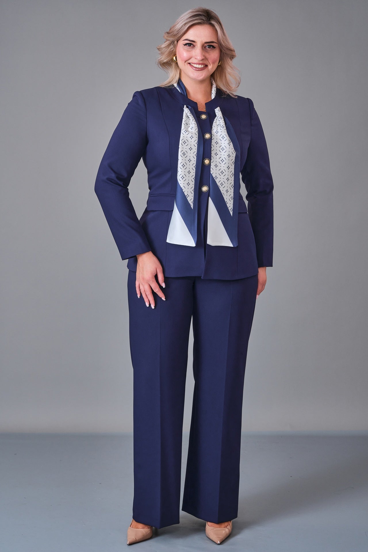 Meira - Plus Size Suit (MEI27K8745) - 8690200215827