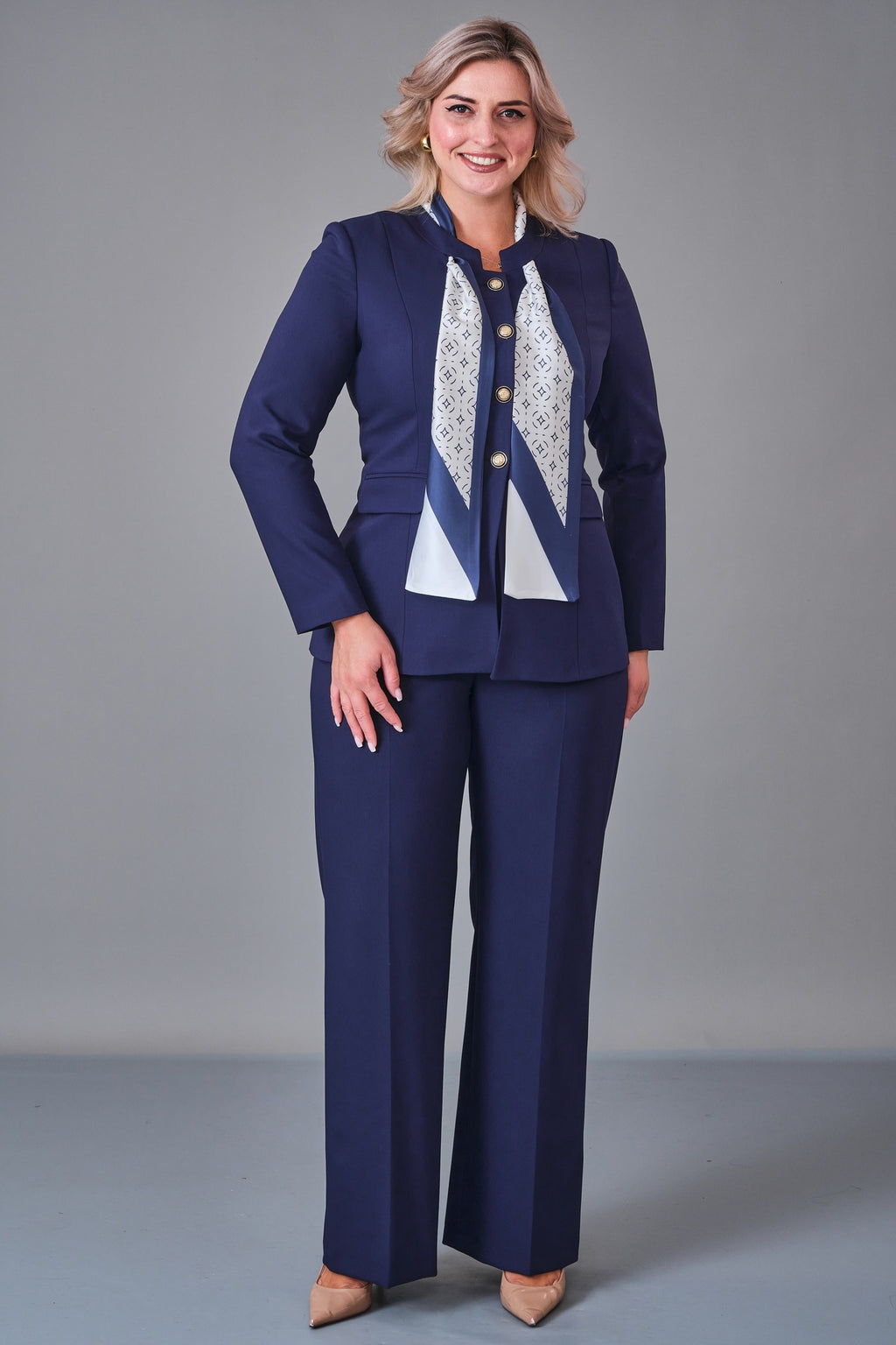 Meira - Plus Size Suit (MEI27K8745) - 8690200215827