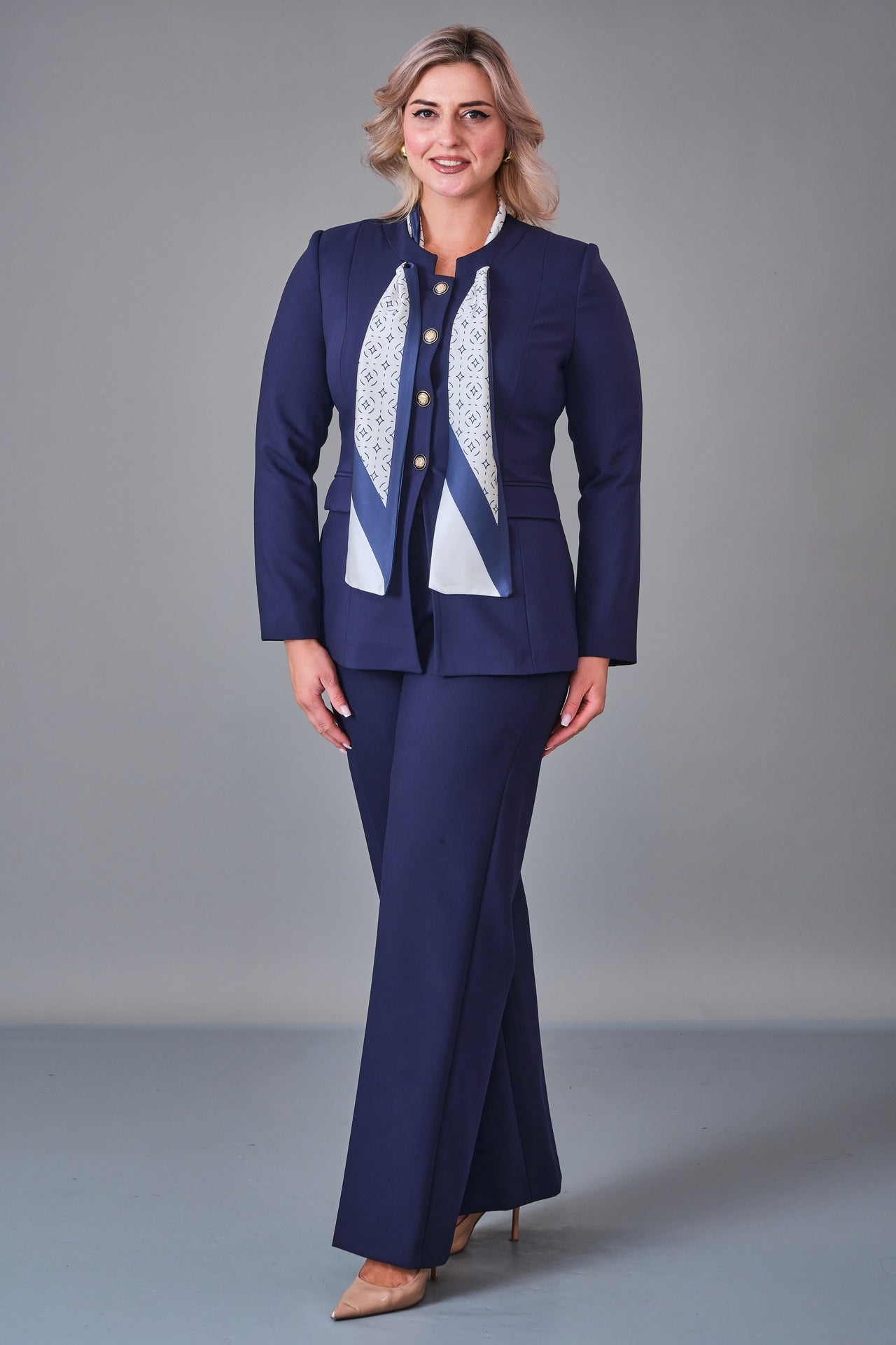 Meira - Plus Size Suit (MEI27K8745) - 8690200215827