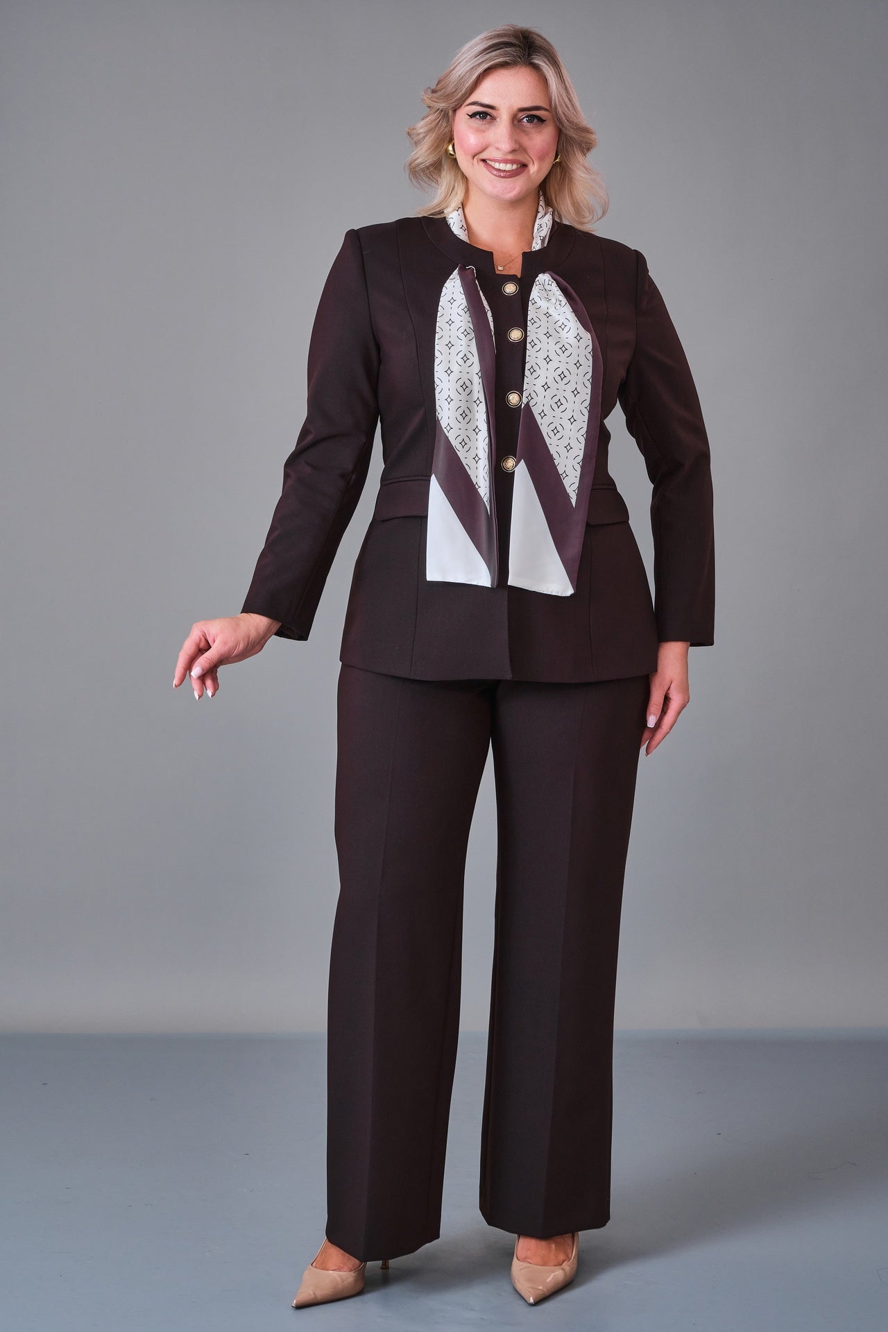 Meira - Plus Size Suit (MEI27K8745) - 8690200215834