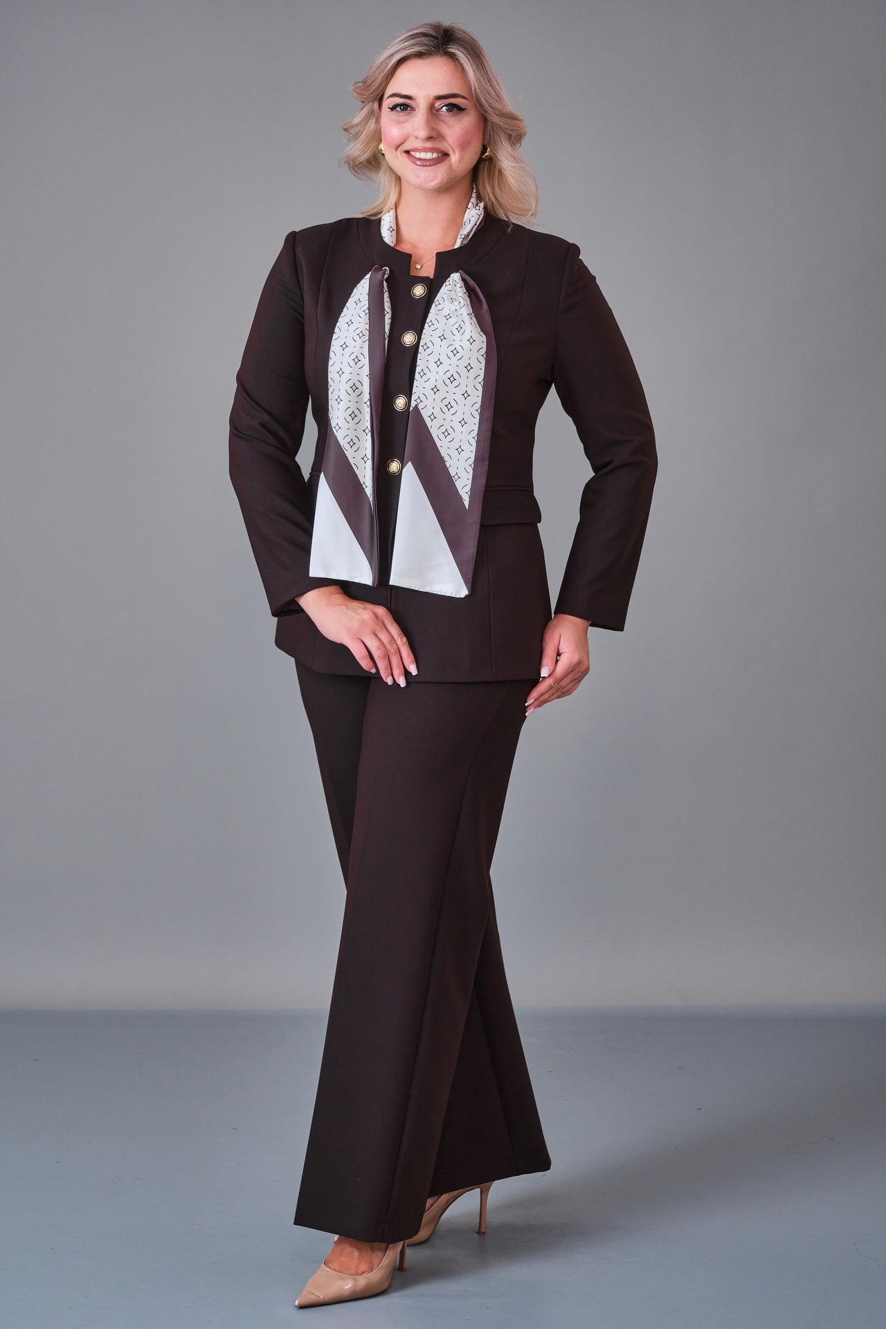 Meira - Plus Size Suit (MEI27K8745) - 8690200215834