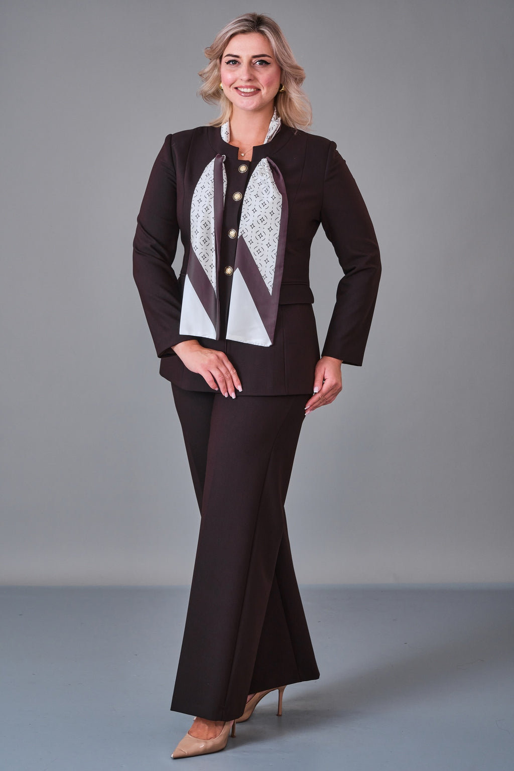Meira - Plus Size Suit (MEI27K8745) - 8690200215834