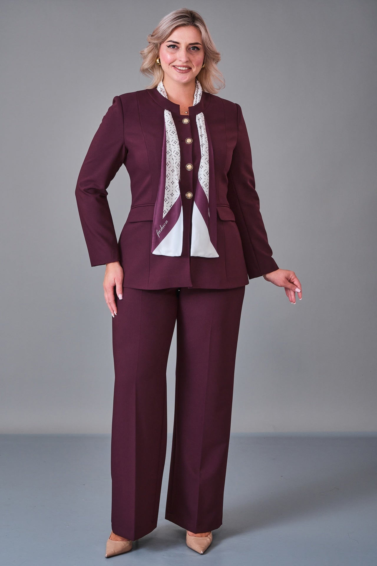 Meira - Plus Size Suit (MEI27K8745) - 8690200215841