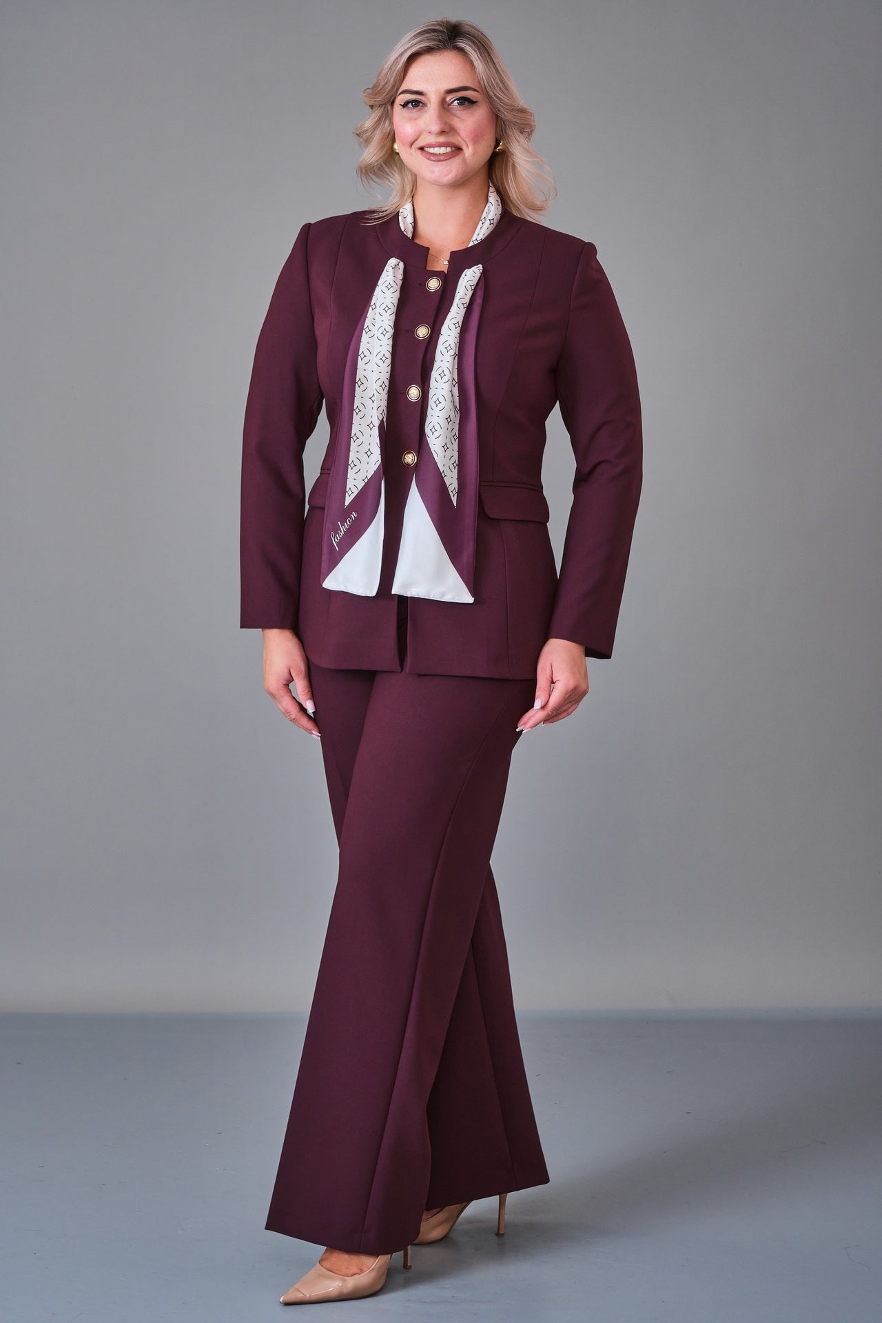 Meira - Plus Size Suit (MEI27K8745) - 8690200215841