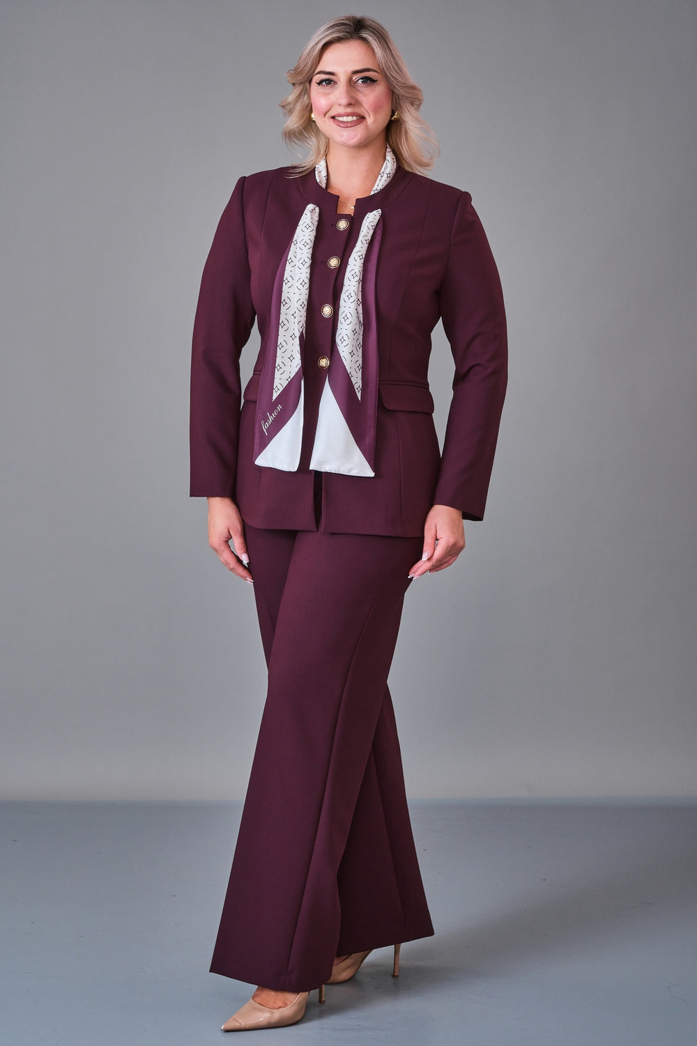 Meira - Plus Size Suit (MEI27K8745) - 8690200215841