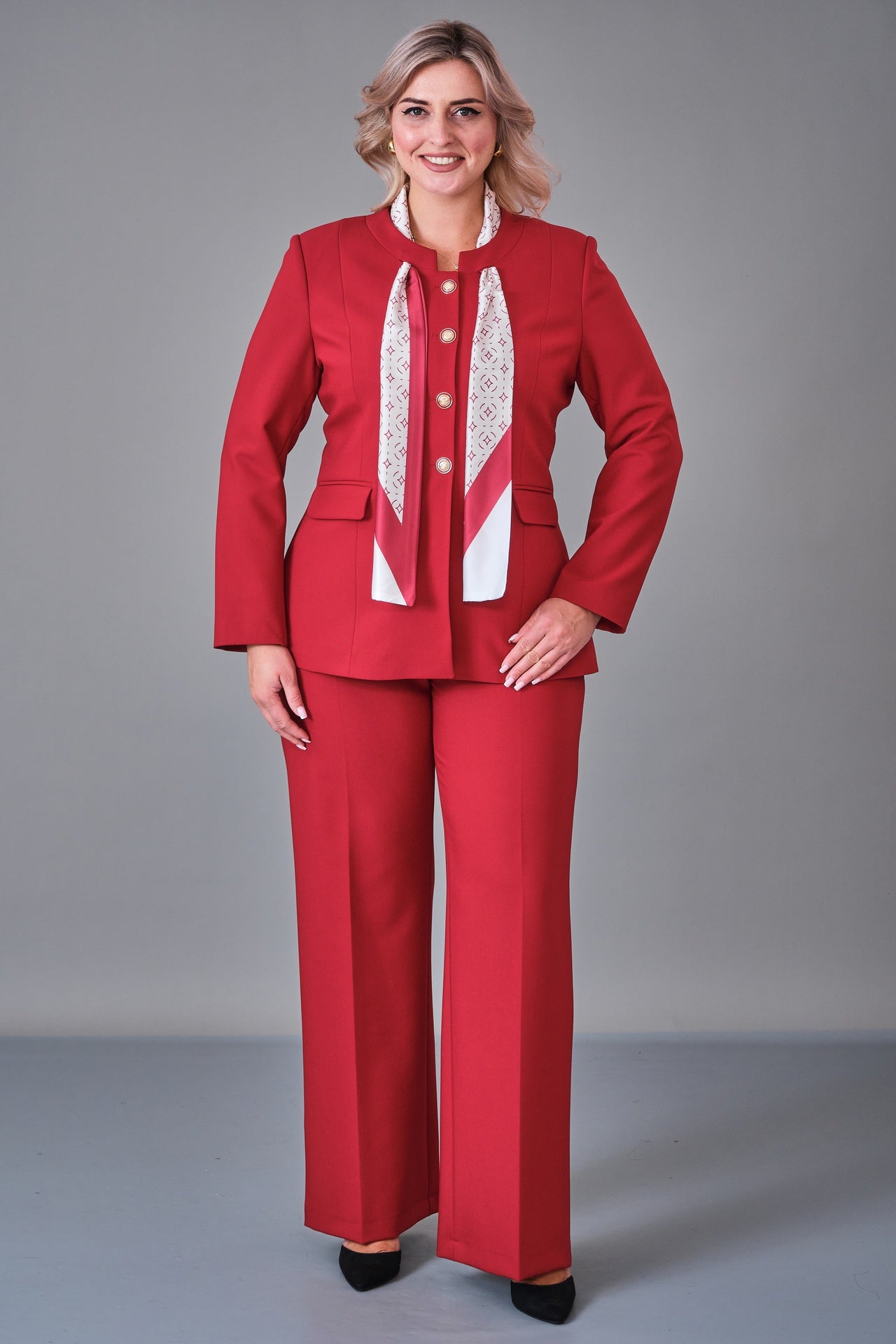 Meira - Plus Size Suit (MEI27K8745) - 8690200215858