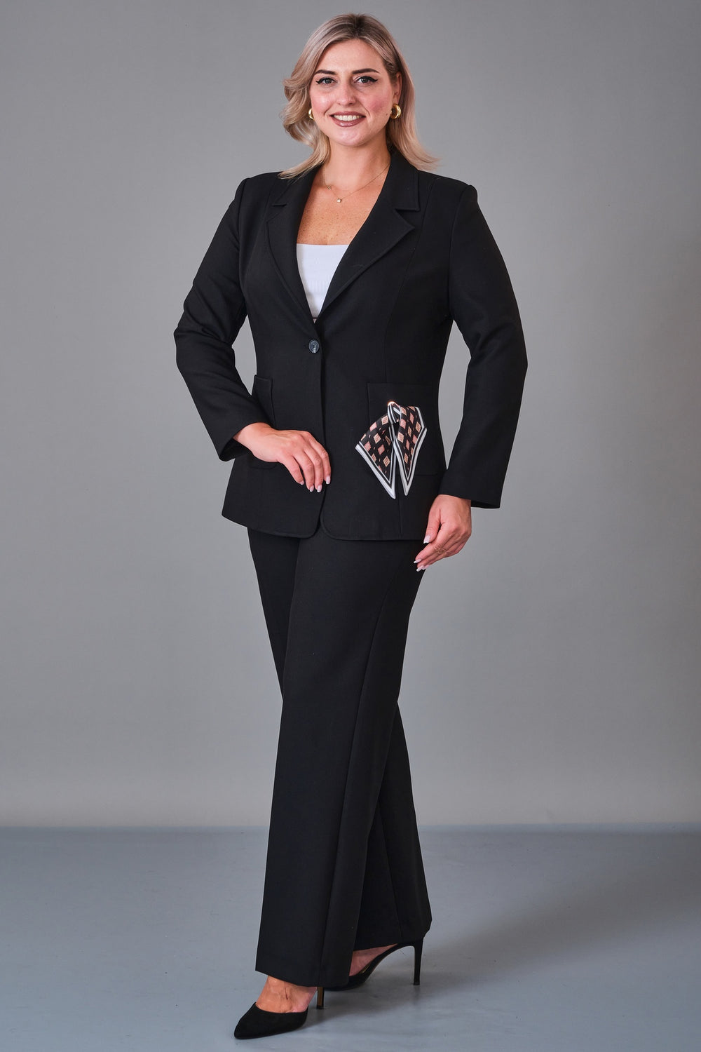 Meira - Plus Size Suit (MEI27K8755) - 8690200215865