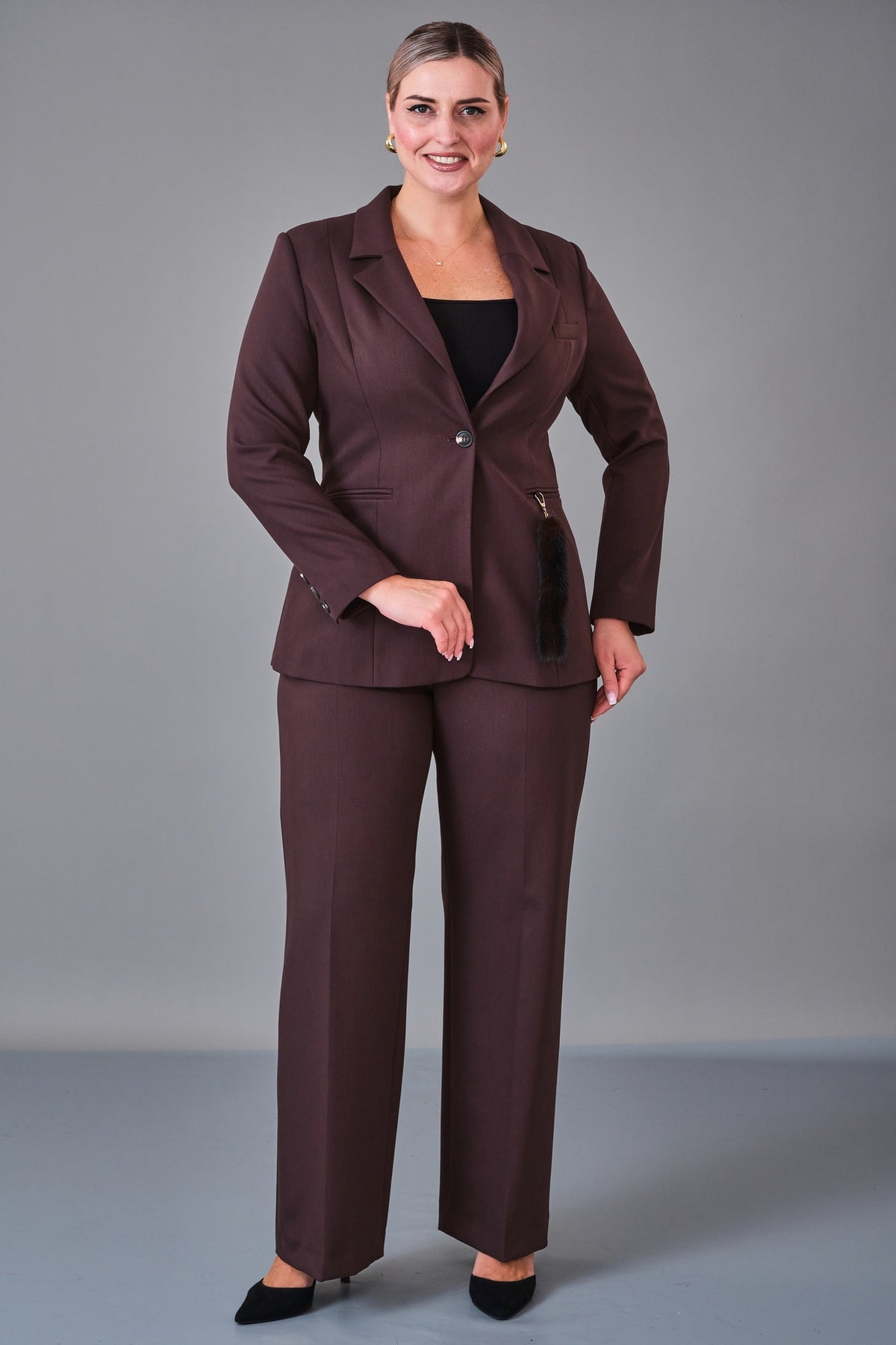 Meira - Plus Size Suit (MEI27K8685) - 8690200215995
