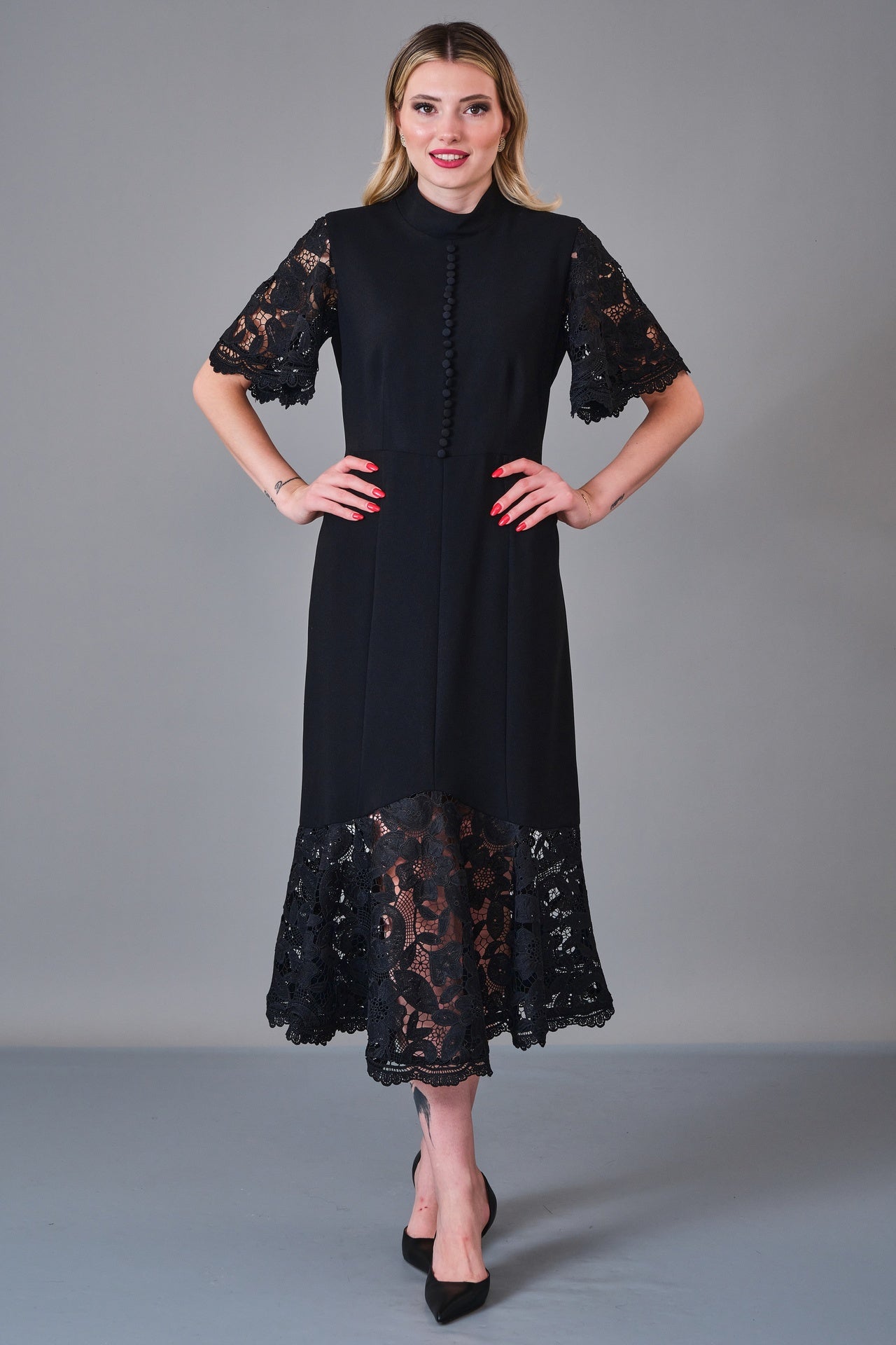 Maqrell - Regular Size Dress (MAQ27K1283) - 8690200216145