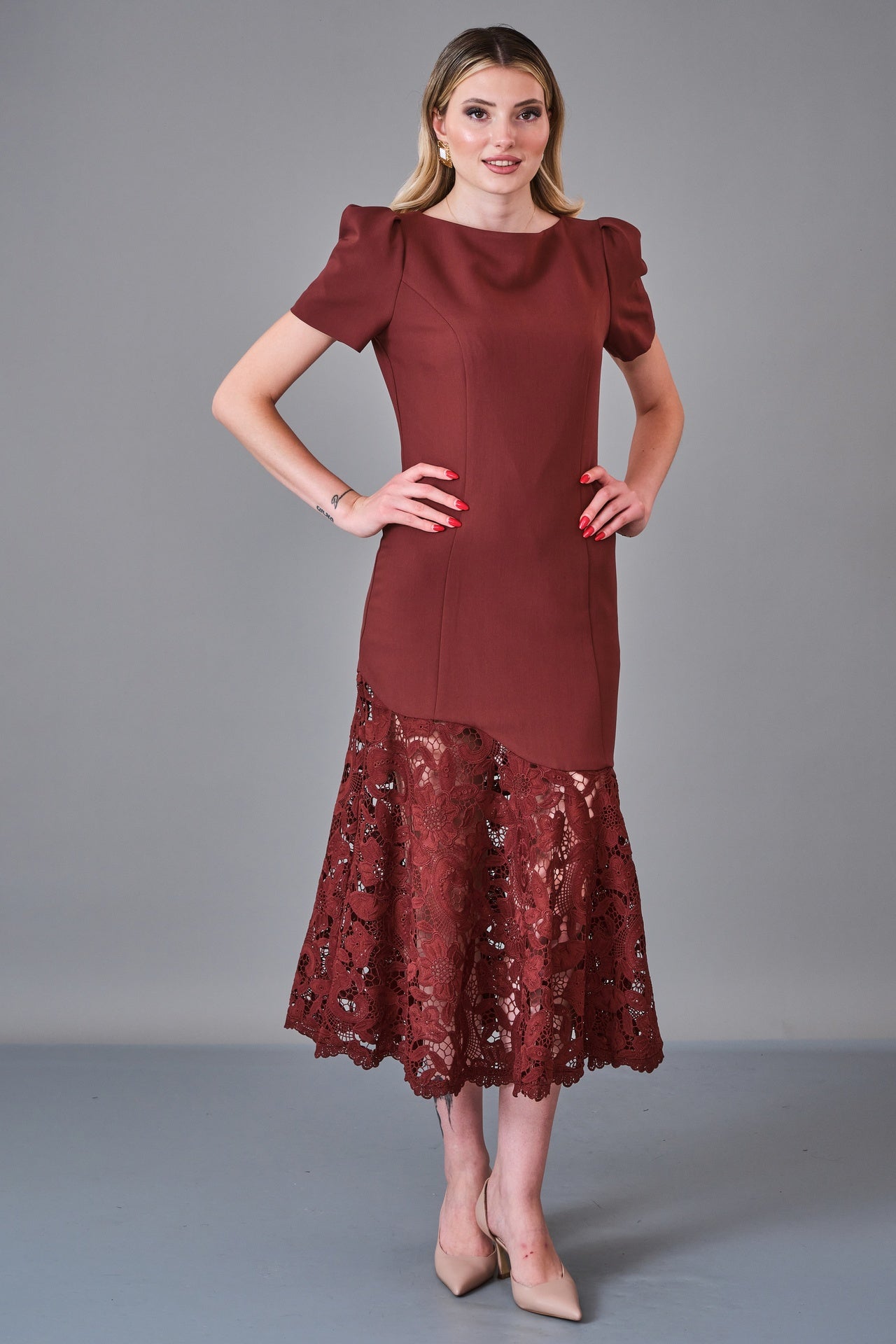 Maqrell - Regular Size Dress (MAQ27K1282) - 8690200216169