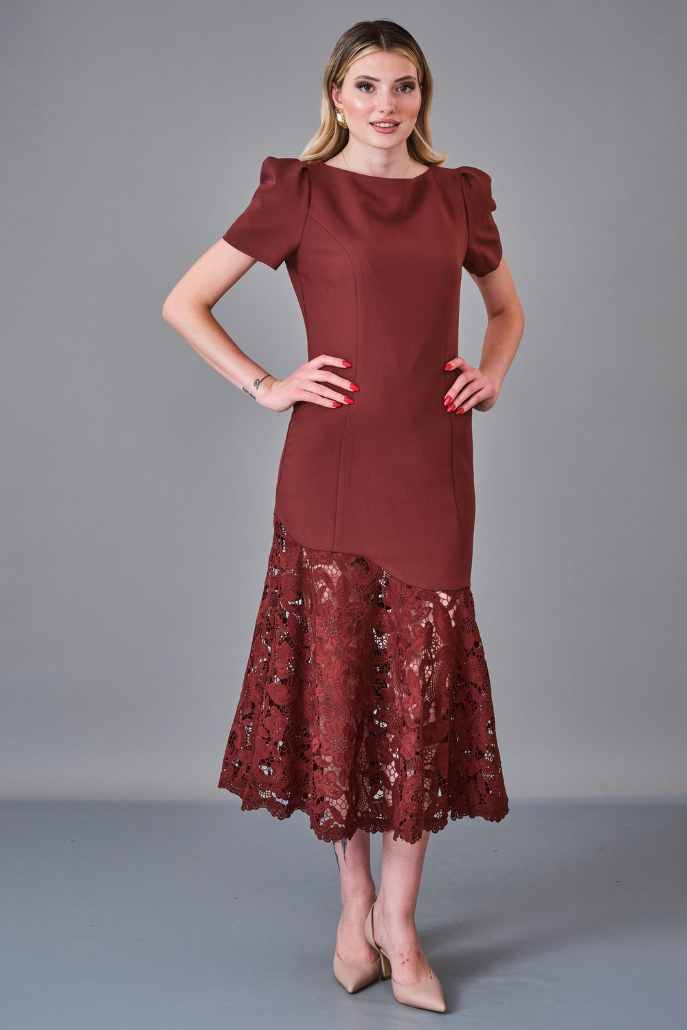Maqrell - Regular Size Dress (MAQ27K1282) - 8690200216169