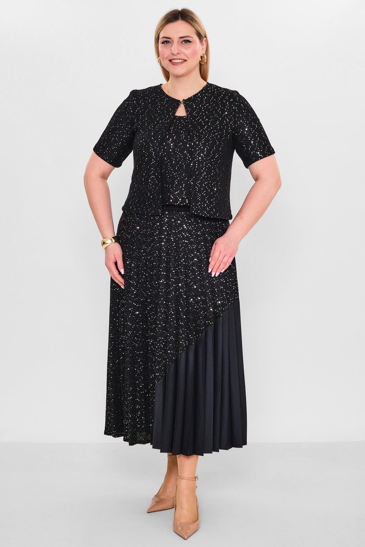 Myraang - Plus Size Suit (MRG27K08-8455) - 8690200216657