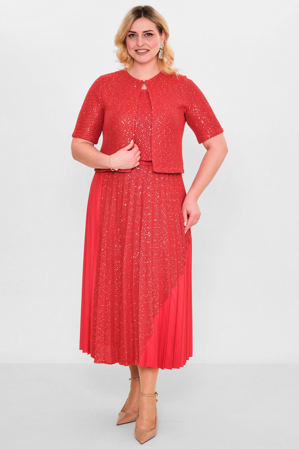 Myraang - Plus Size Suit (MRG27K08-8455) - 8690200216688