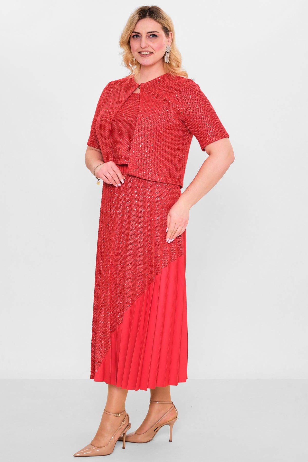 Myraang - Plus Size Suit (MRG27K08-8455) - 8690200216688