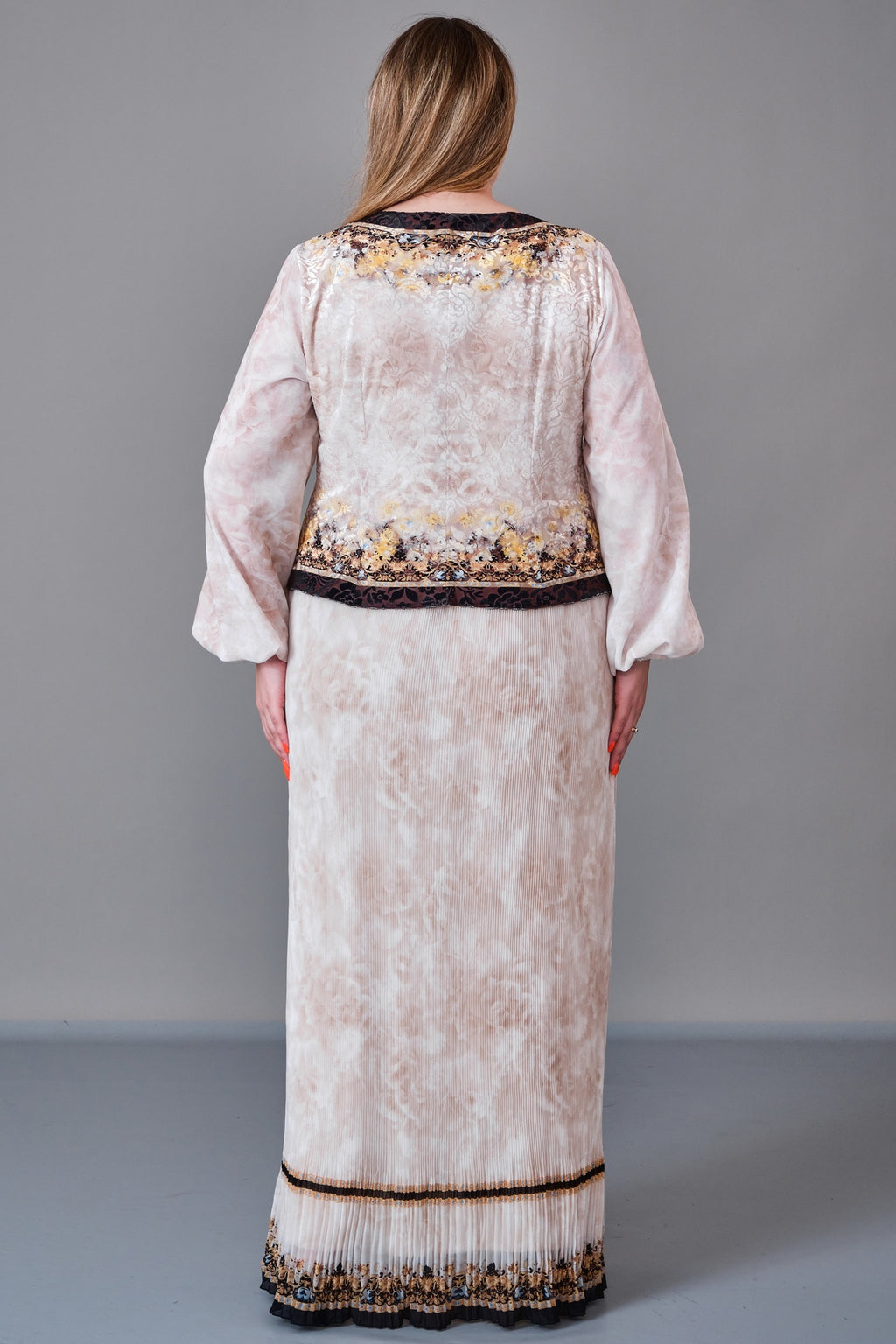 Ksas - Plus Size Dress (KSS27K32409) - 8690200216718