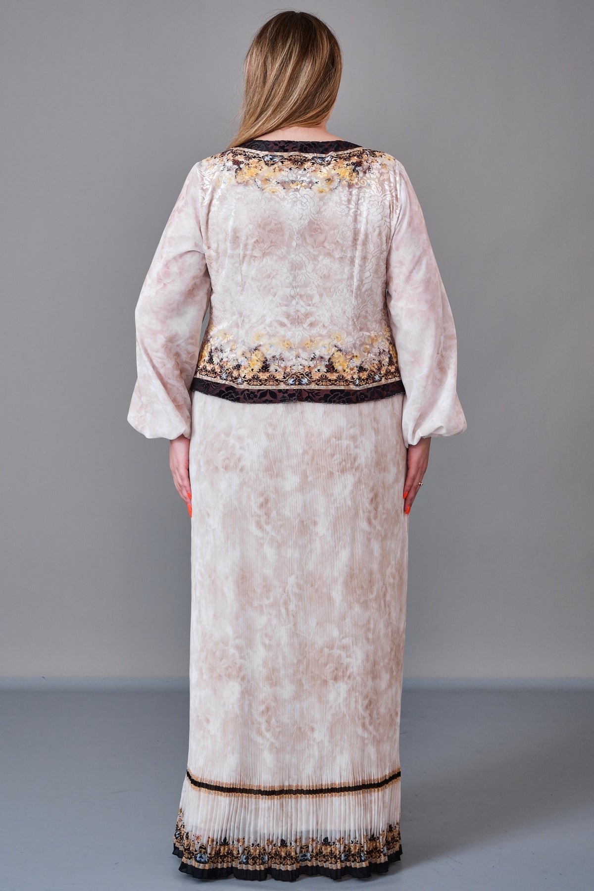 Ksas - Plus Size Dress (KSS27K32409) - 8690200216718