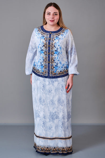 Ksas - Plus Size Dress (KSS27K32409) - 8690200216725