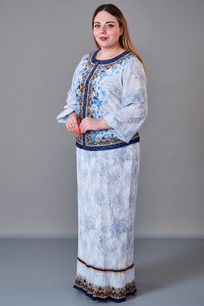 Ksas - Plus Size Dress (KSS27K32409) - 8690200216725