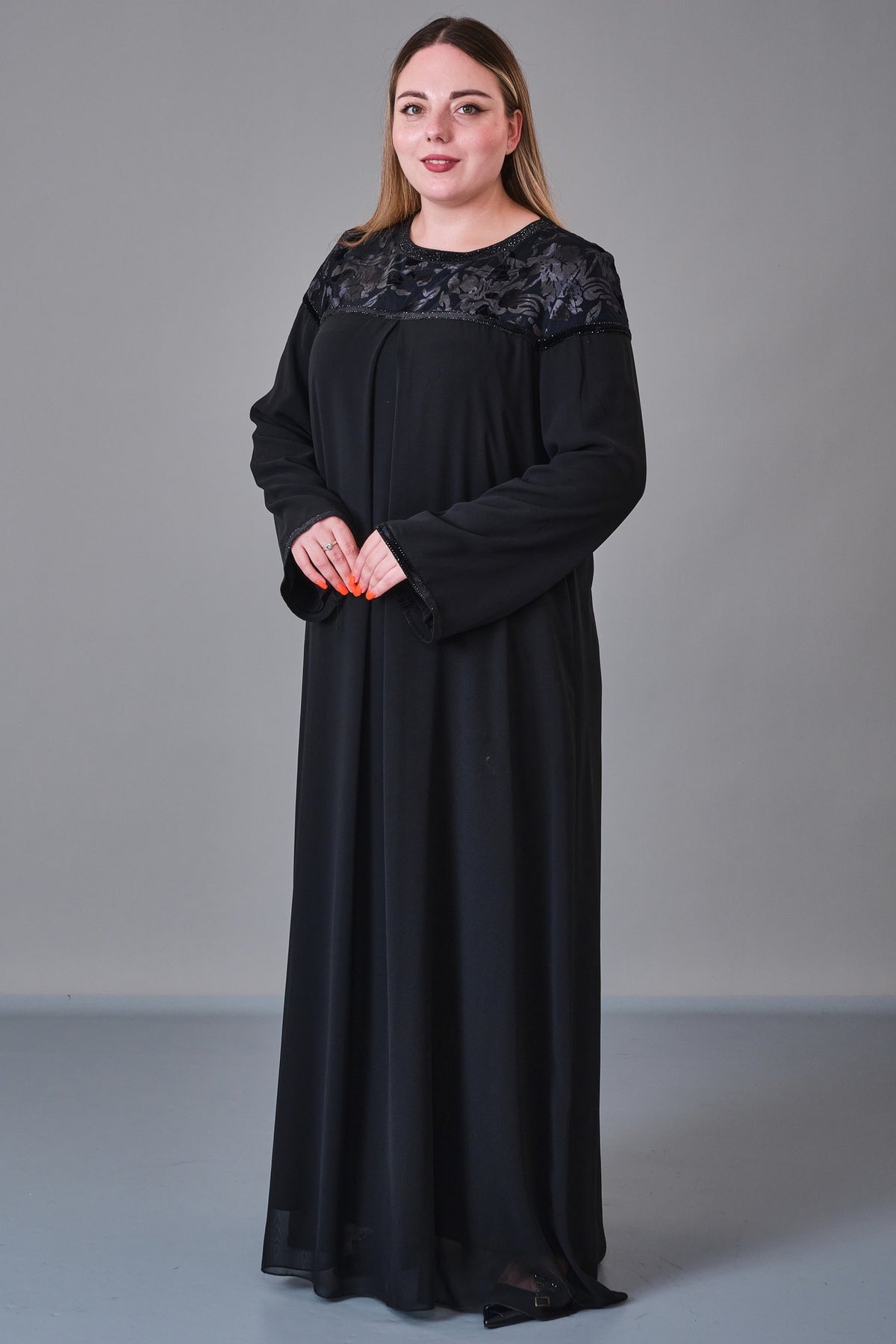 Ksas - Plus Size Dress (KSS27K32415) - 8690200216749