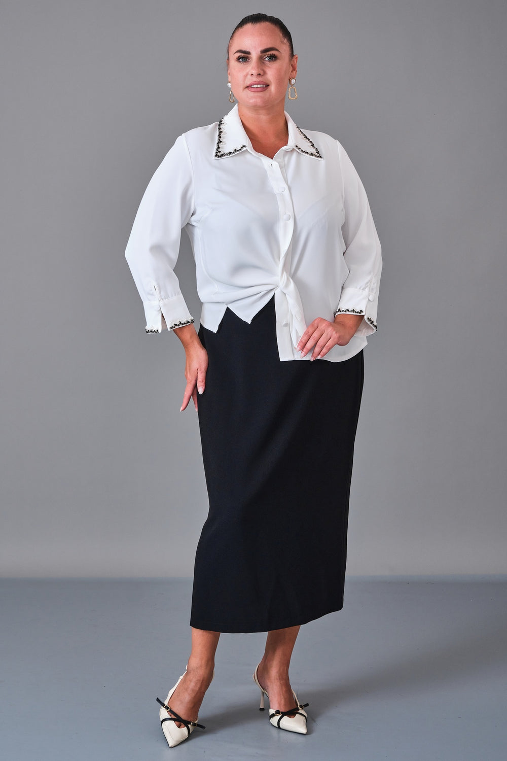 Dress Port - Plus Size Suit (DSP27K3628) - 8690200216909