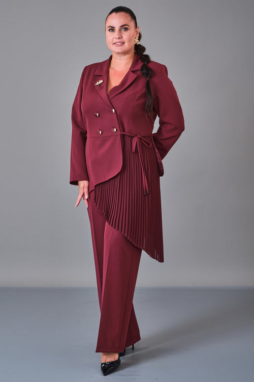 Dress Port - Plus Size Suit (DSP27K3631) - 8690200216930