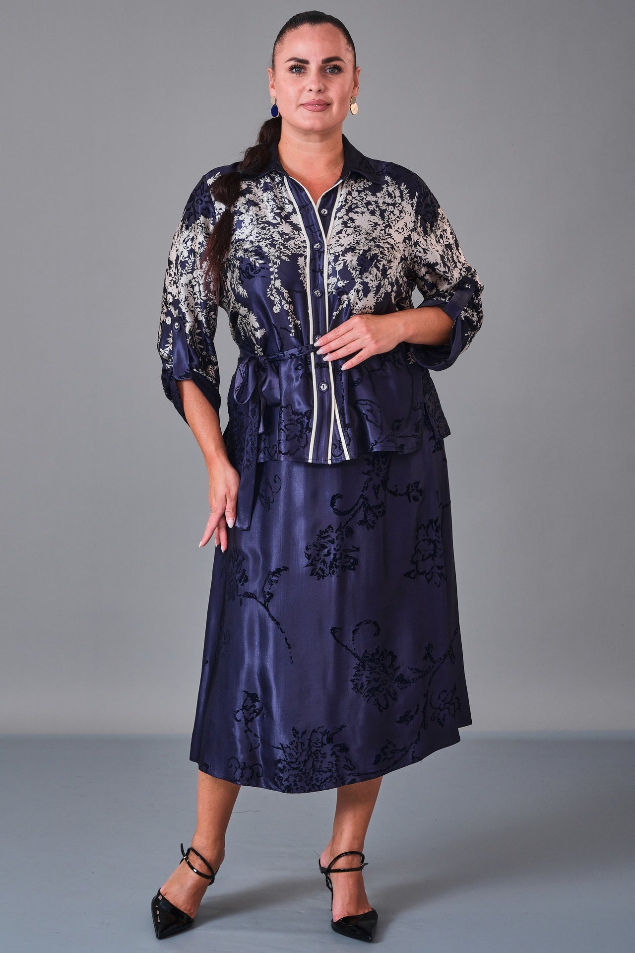 Dress Port - Plus Size Suit (DSP27K3640) - 8690200216954